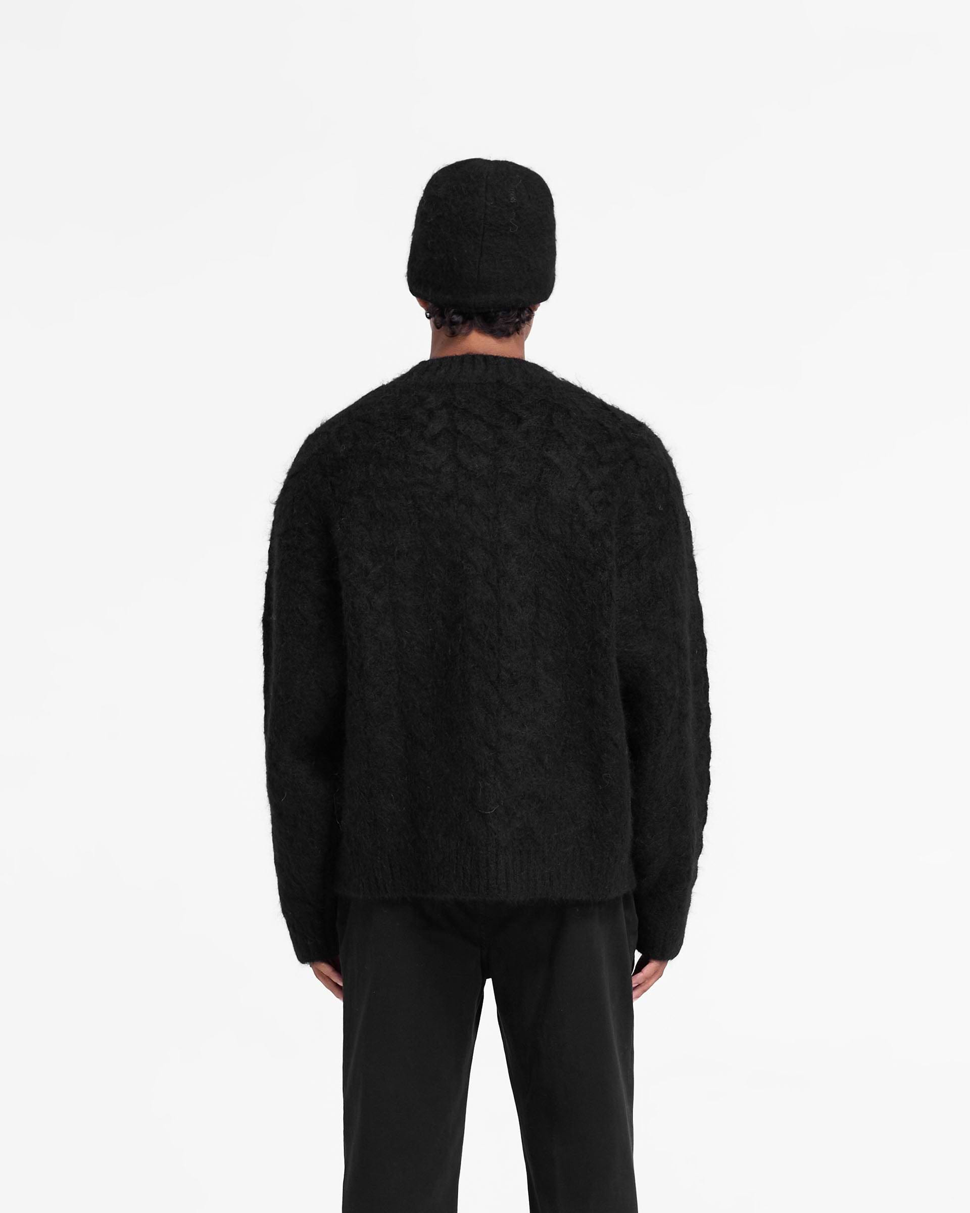 Cable Knit Sweater - Noir ébène