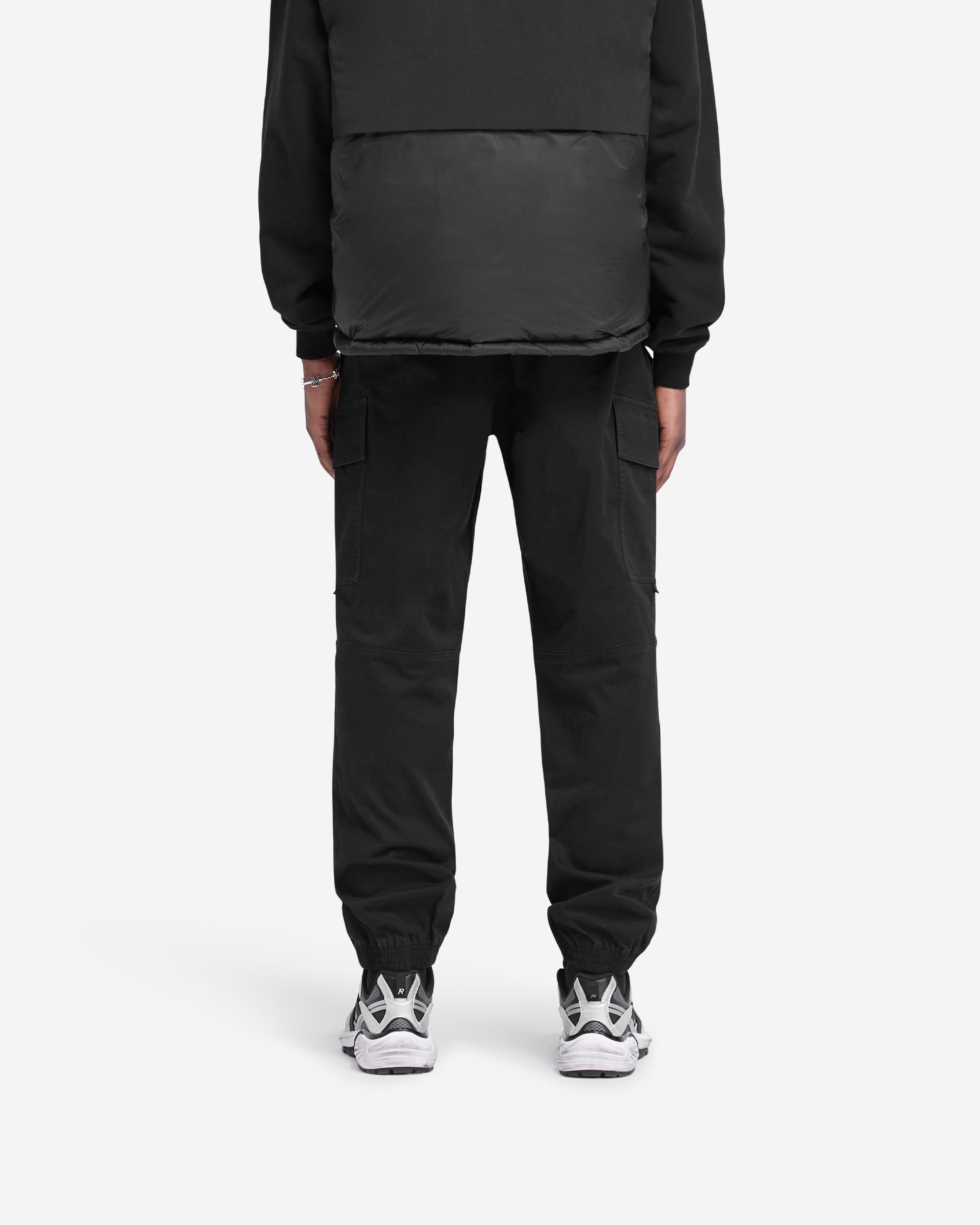 Cargo Pant Cuffed - Schwarz