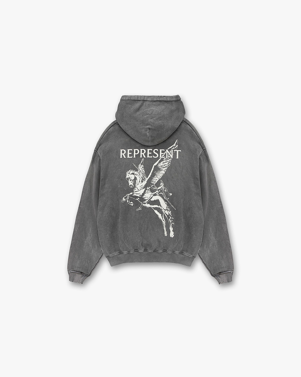 Represent Men's Take Me Higher Hoodie in Jersey Vintage Grey Represent