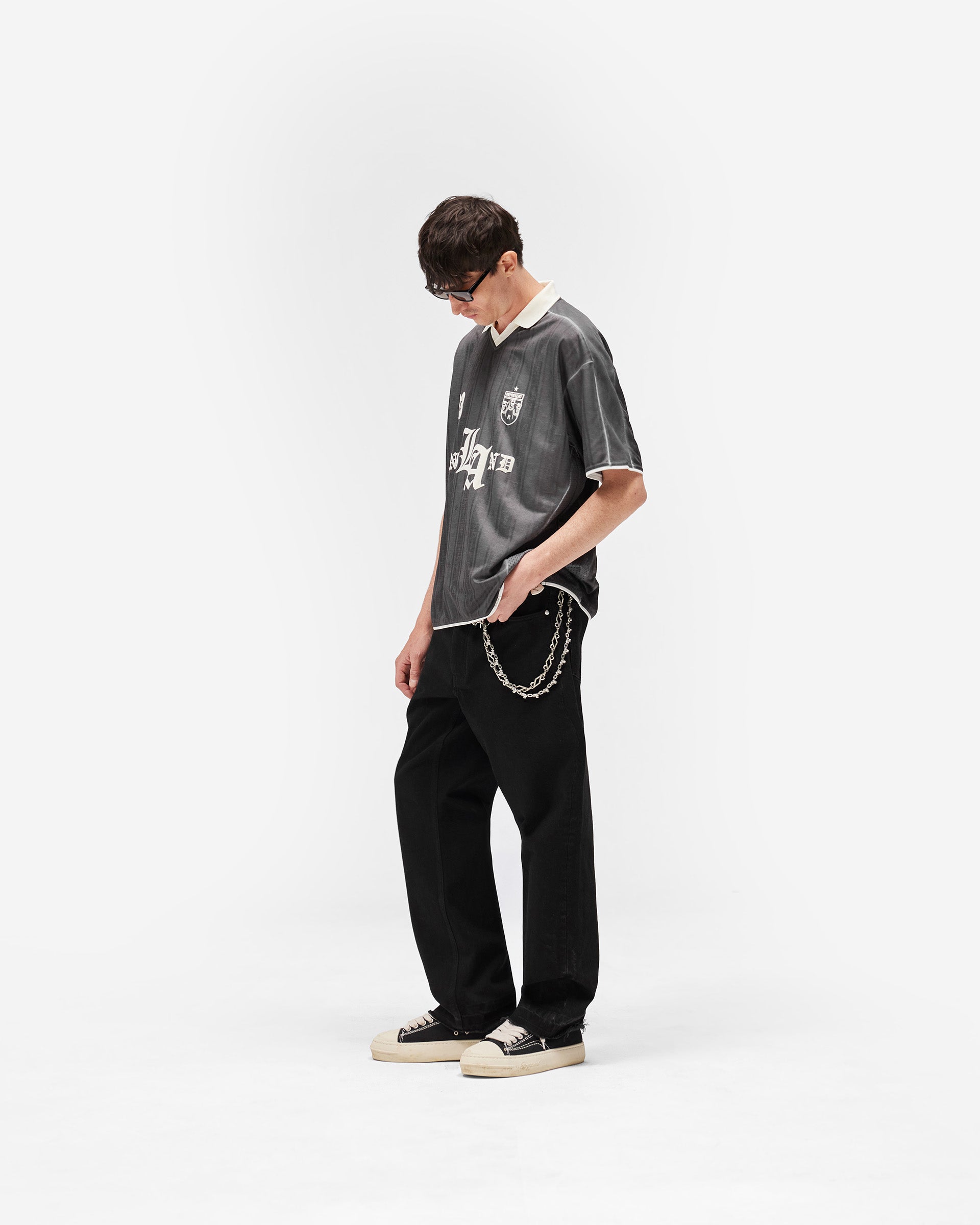 Thoroughbred Jersey  - Washed Black