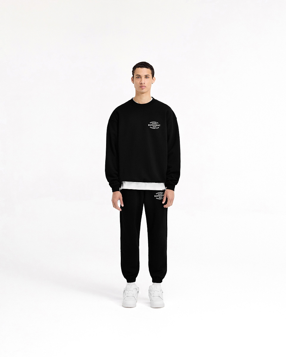 Represent Owners Club Stamp Sweater - TIEFSCHWARZ