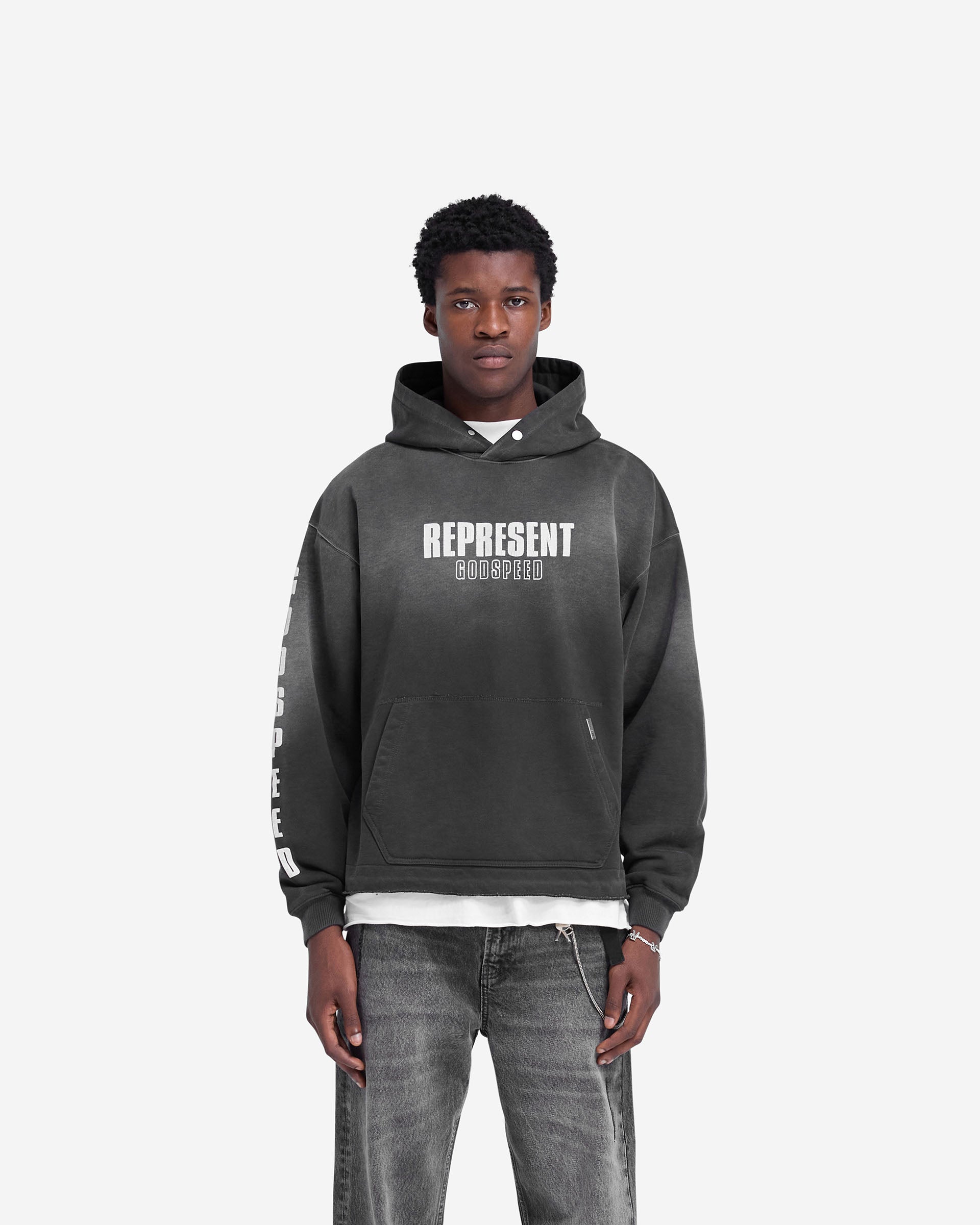 Godspeed Hoodie - Gealtertes Schwarz