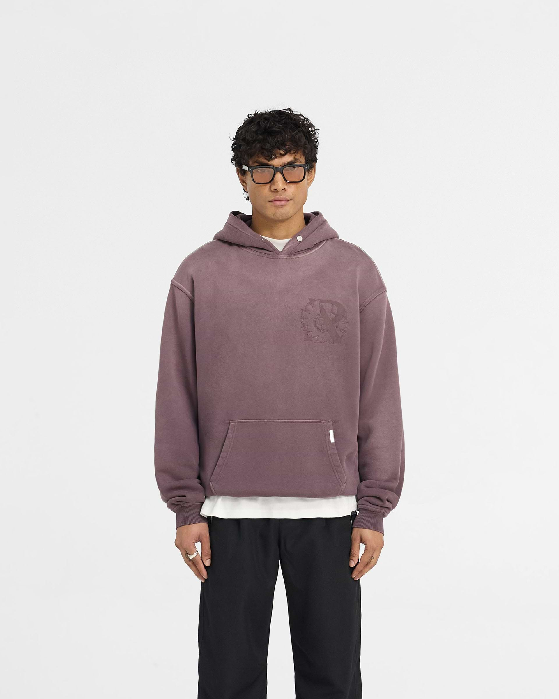 Represent X Belstaff Outline Phoenix Hoodie - Prune