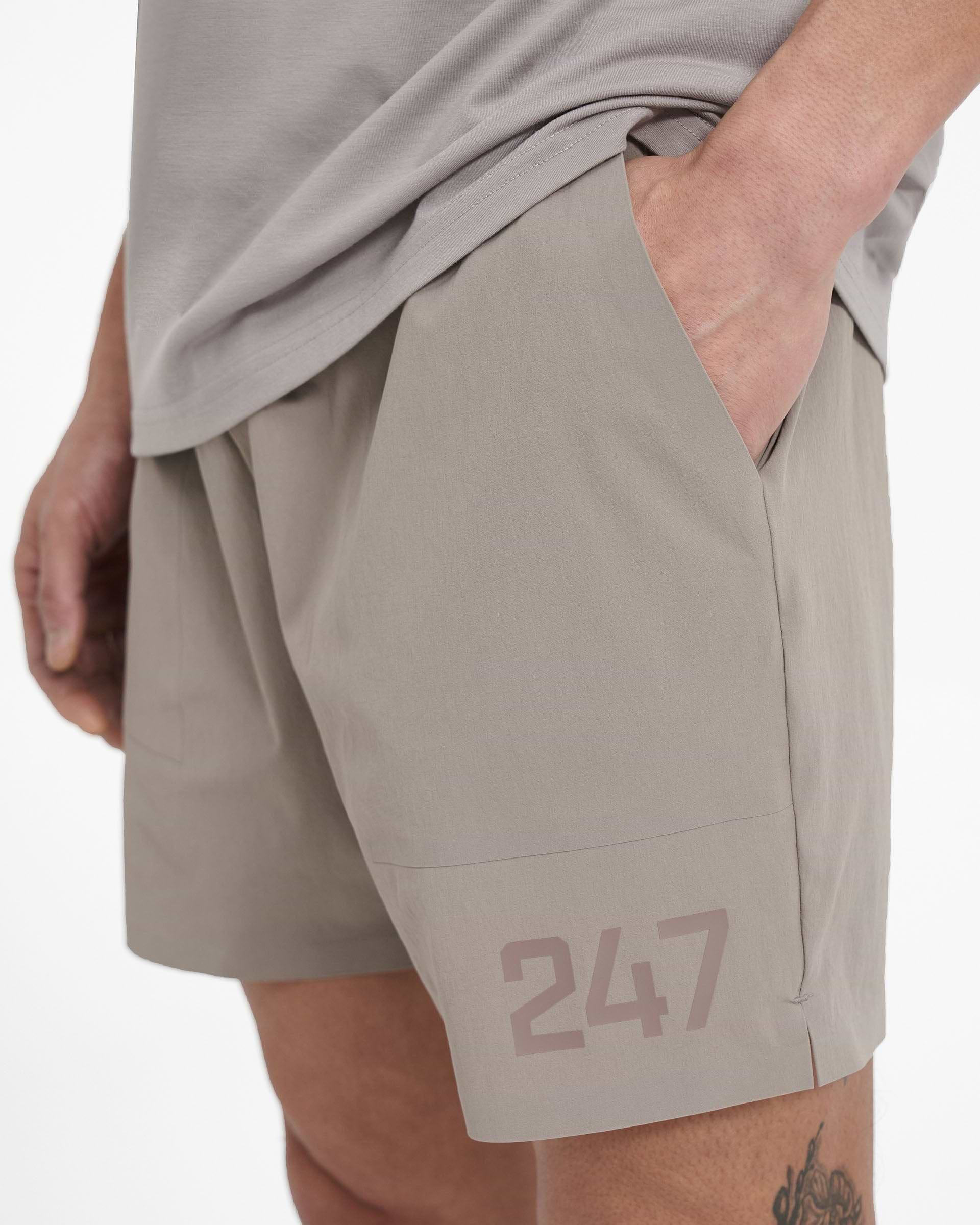 247 Shorts fusionnés - Cendre