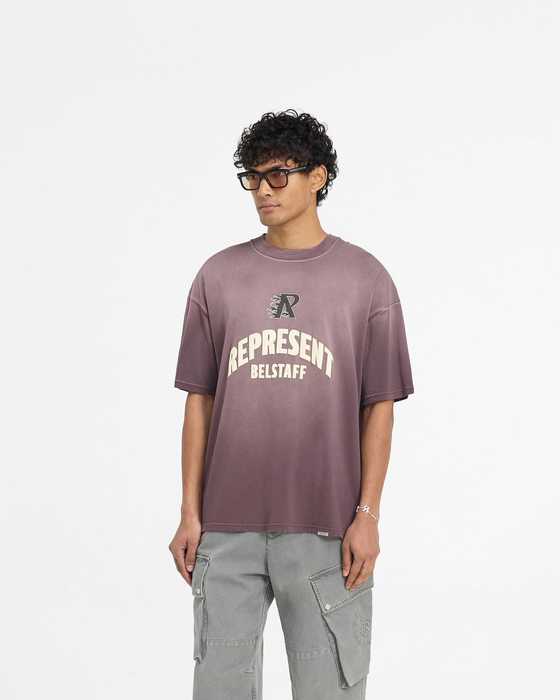 Represent X Belstaff Flame Phoenix T-Shirt - Prune