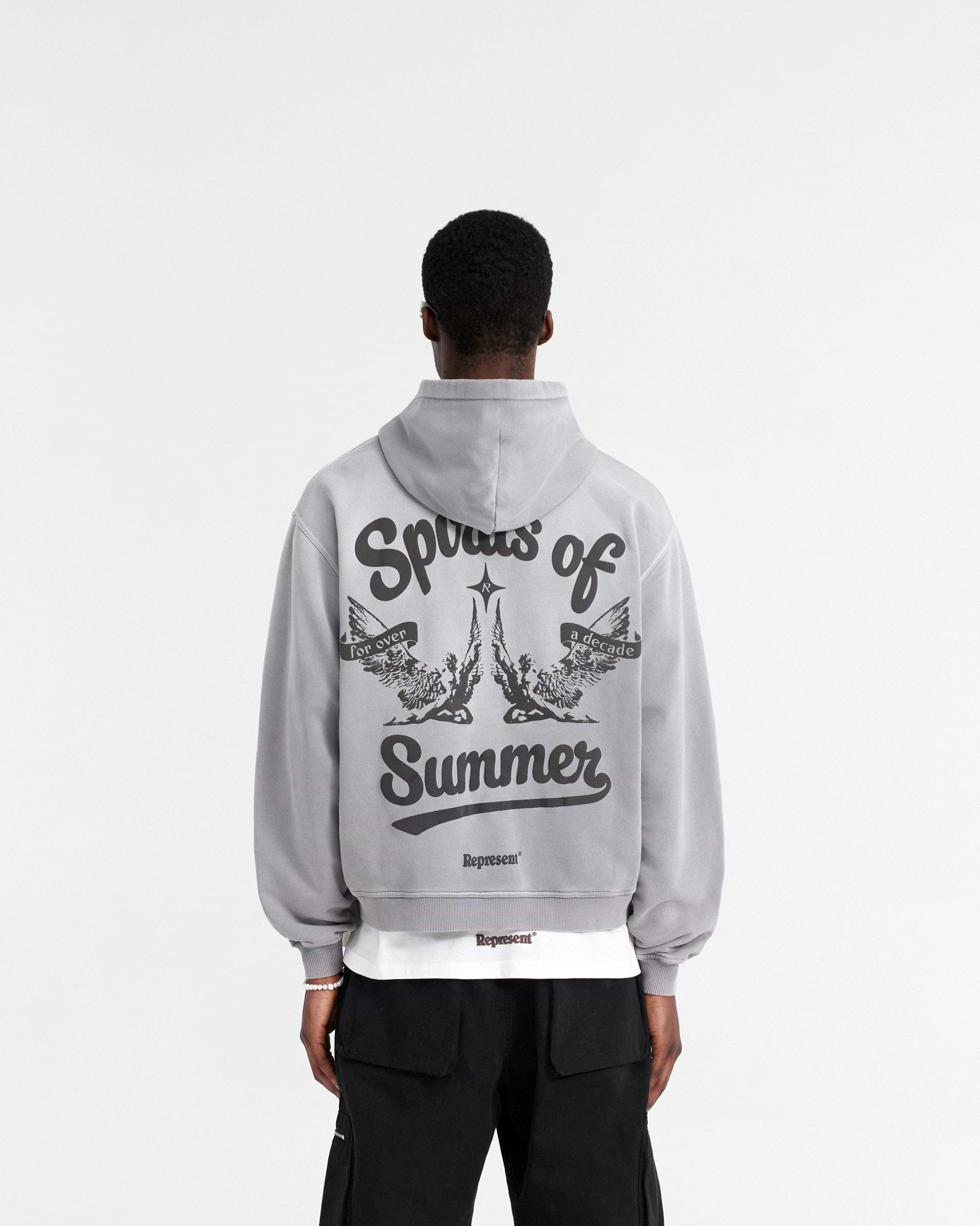 Spirits Of Summer Zip Hoodie - Nebel