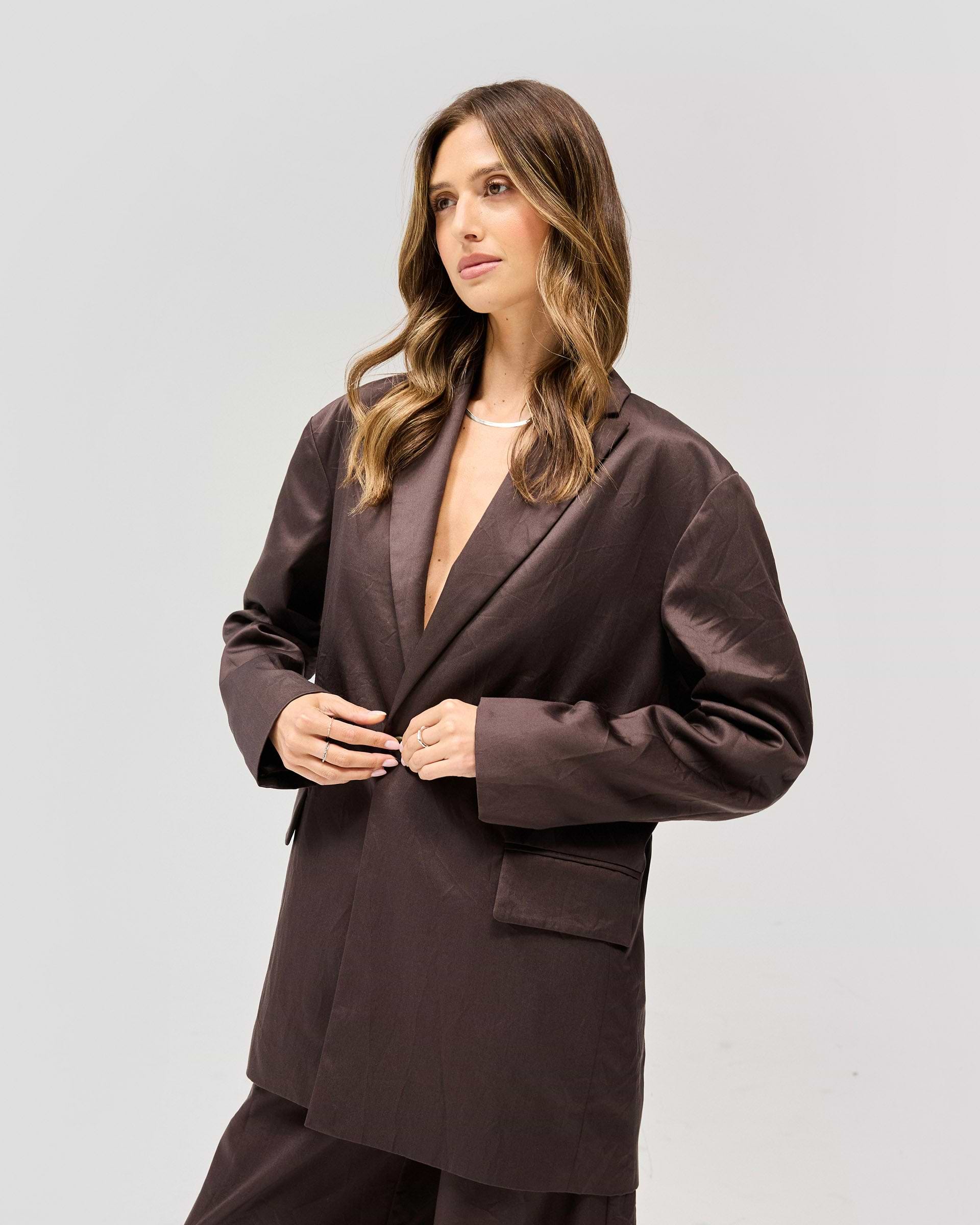 Crimp Jacket - Black Coffee