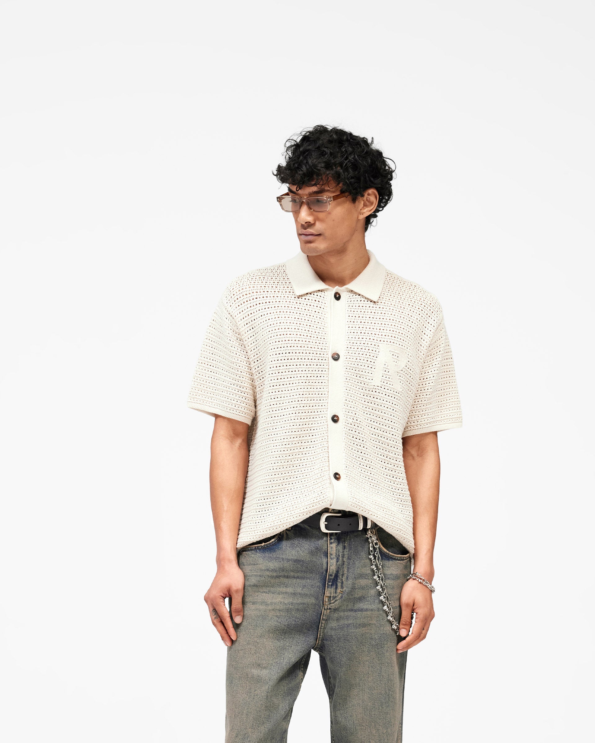 Pico Knit Shirt - Ecru