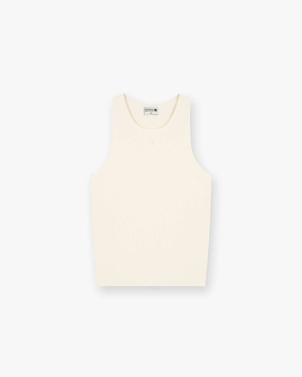 D+D Ribbed Vest - ECRU