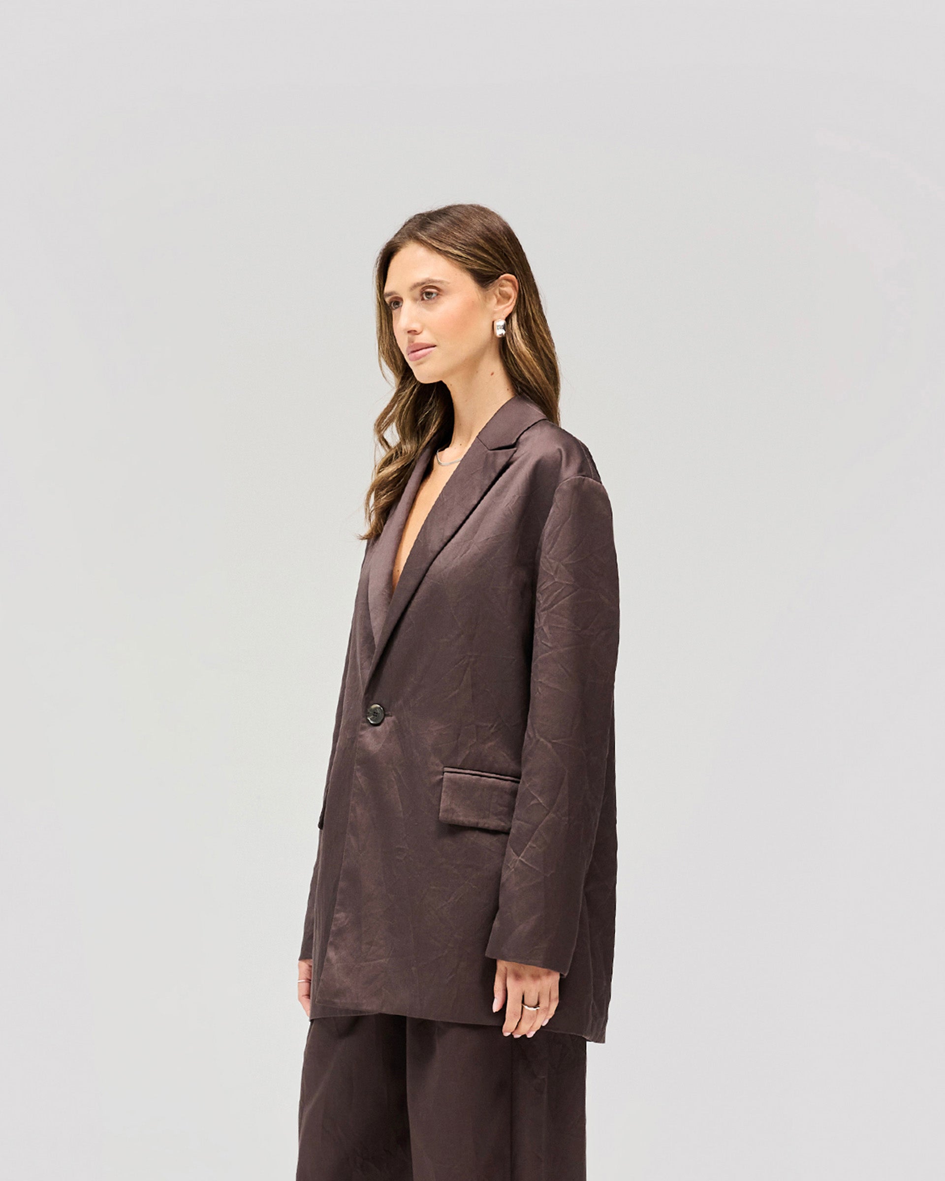 Crimp Jacket - Black Coffee