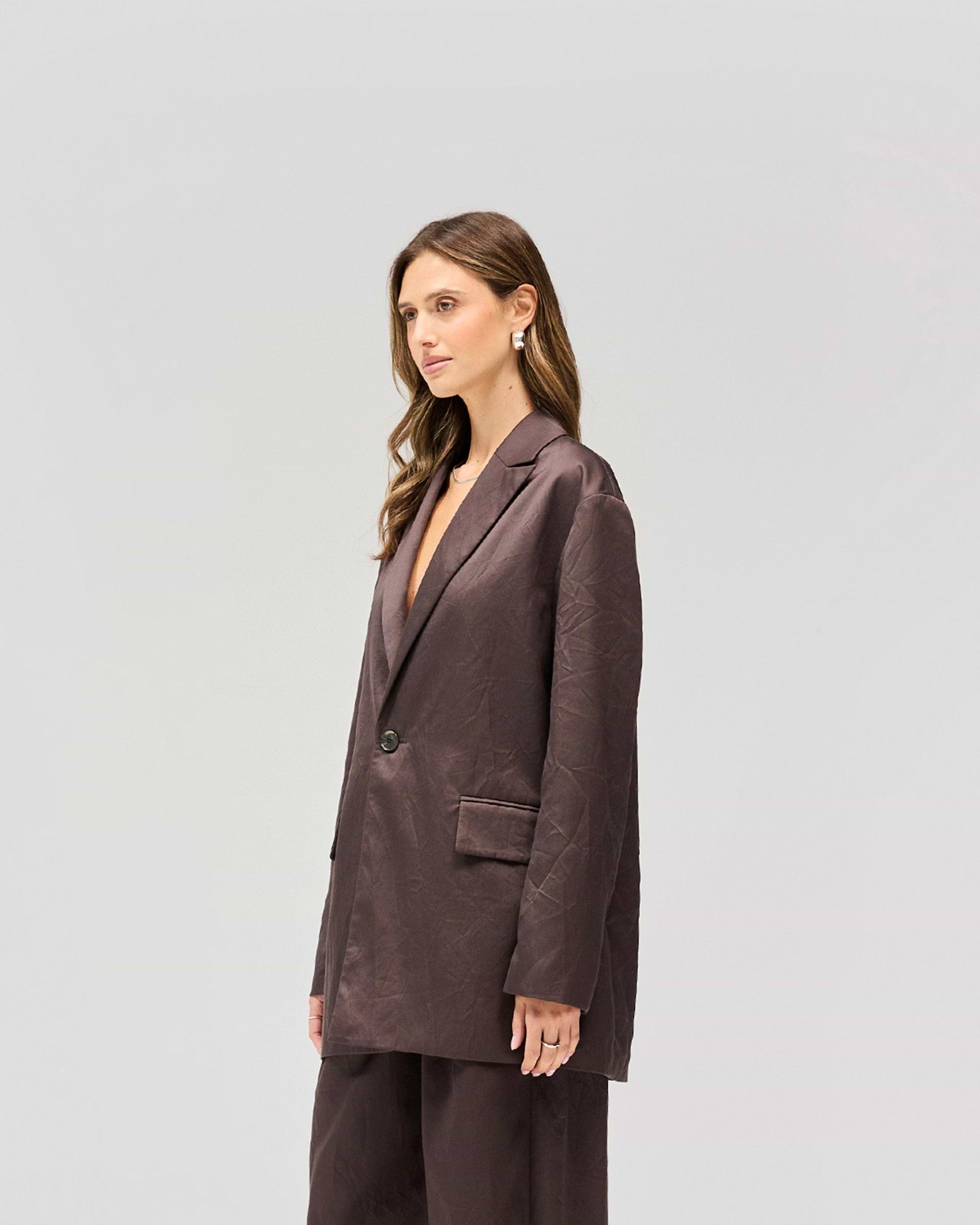 Crimp Jacket - Black Coffee