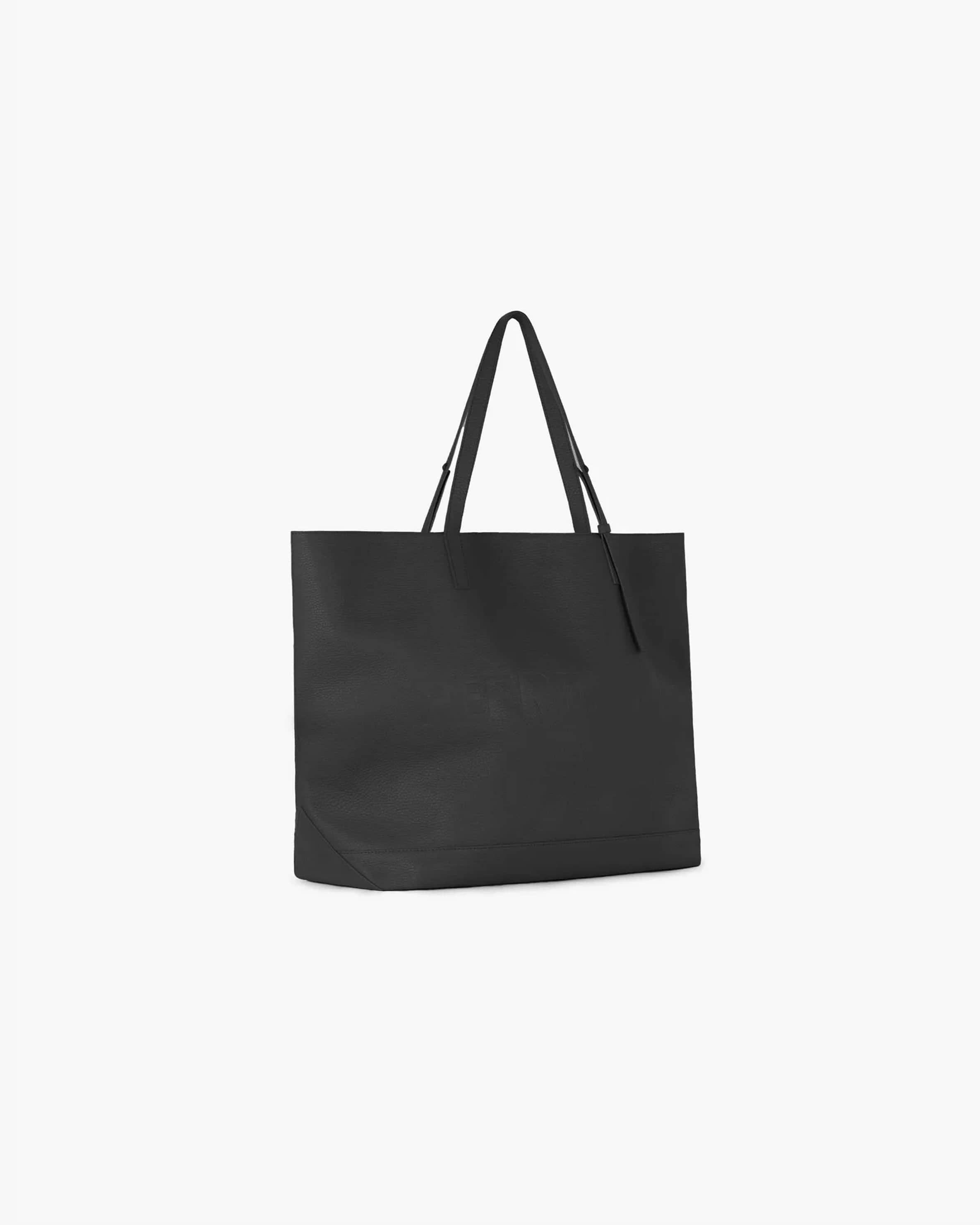 Plain black clearance tote bag