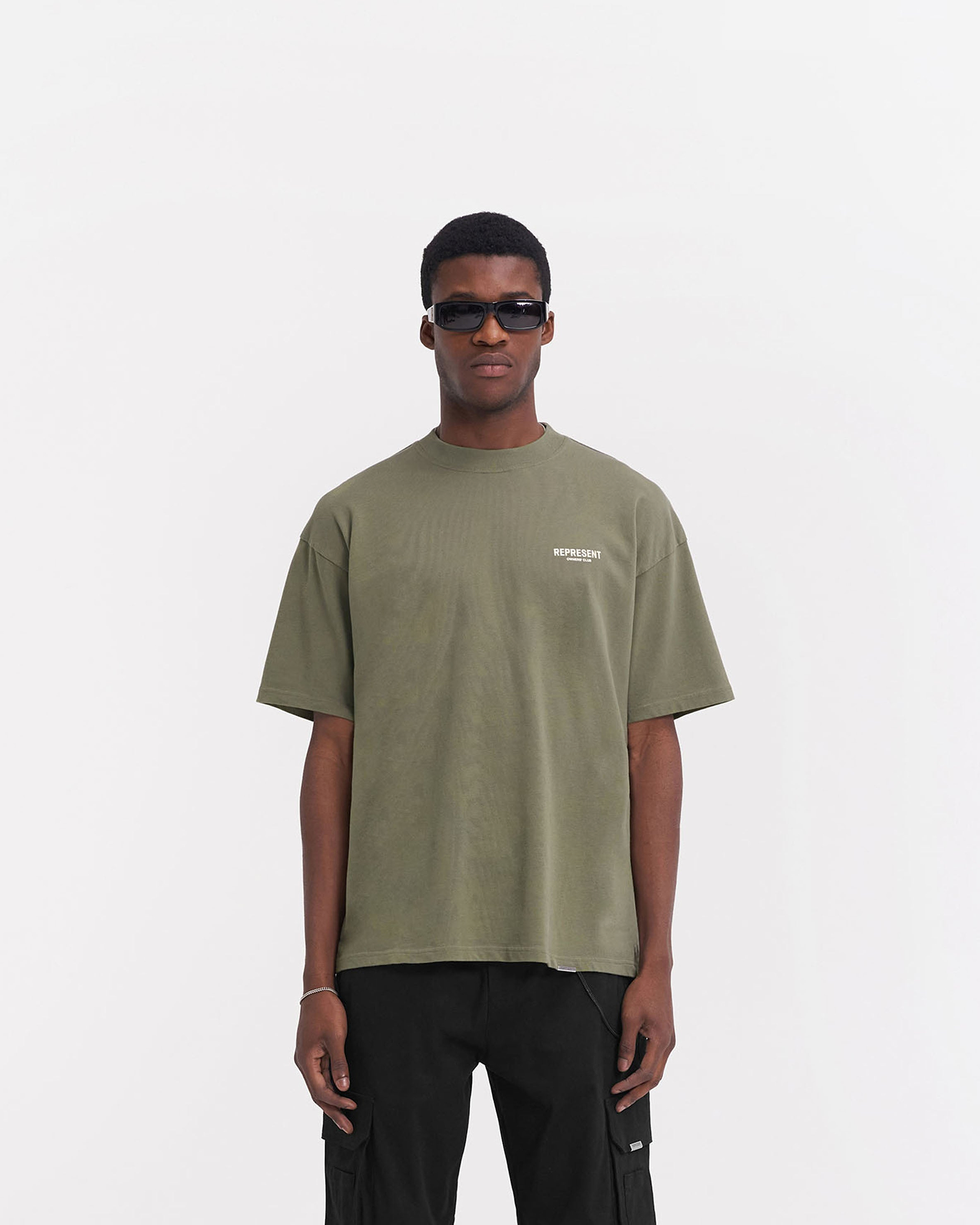 Owners' Club T-Shirt | Olive | REPRESENT CLO