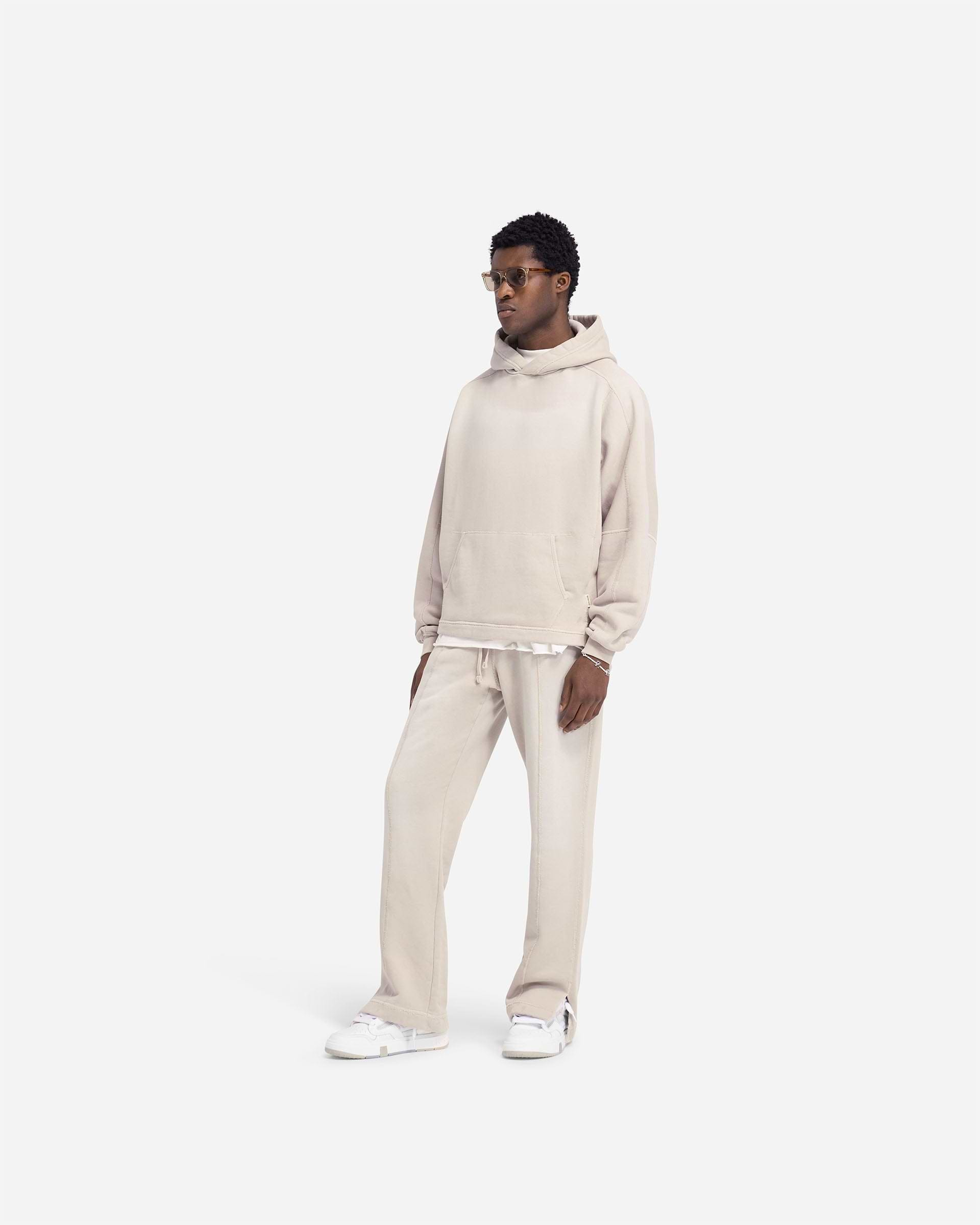 Stepped Hem Sweatpants - Hafer