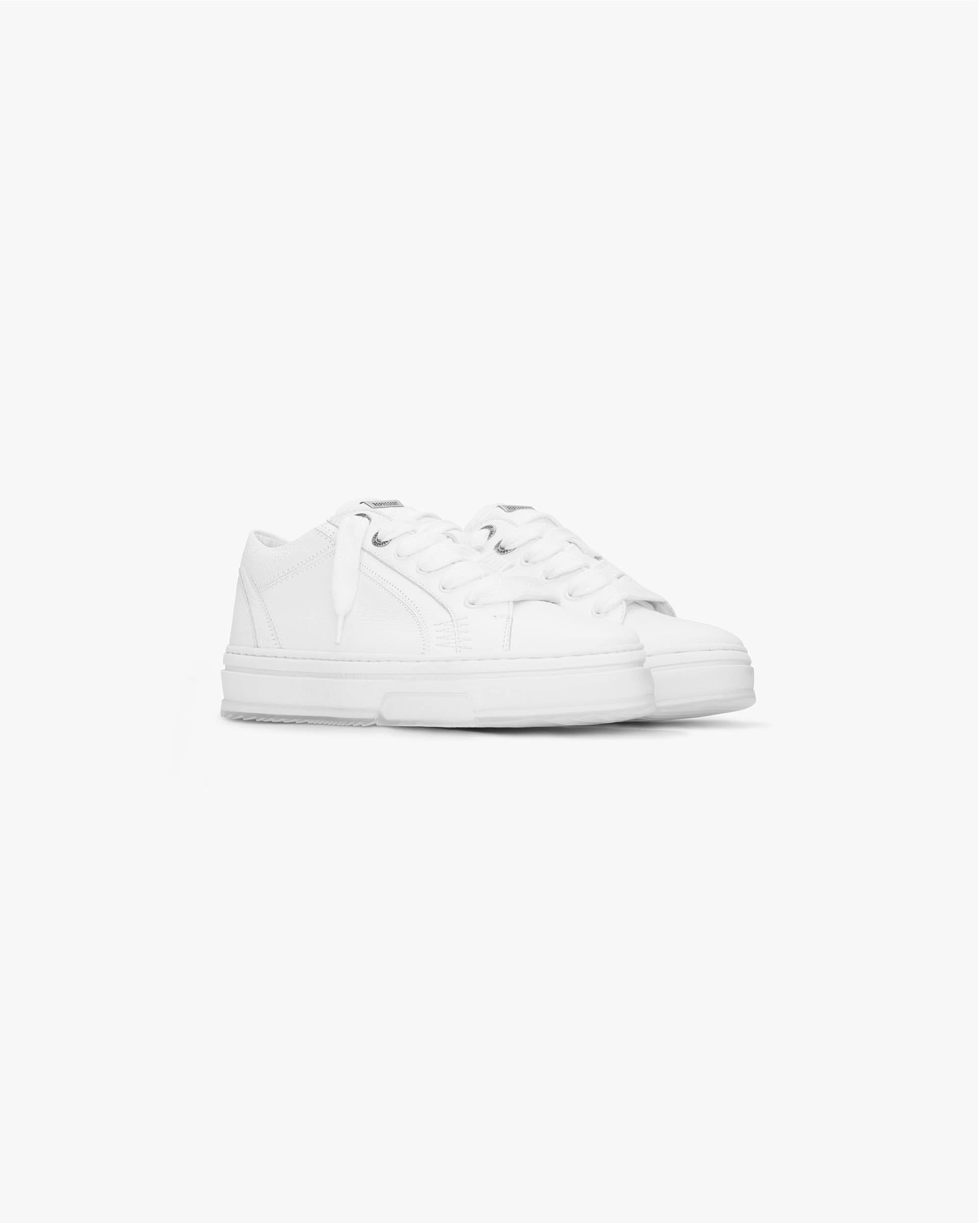 HTN Low Tumbled Leather - Plat Blanc