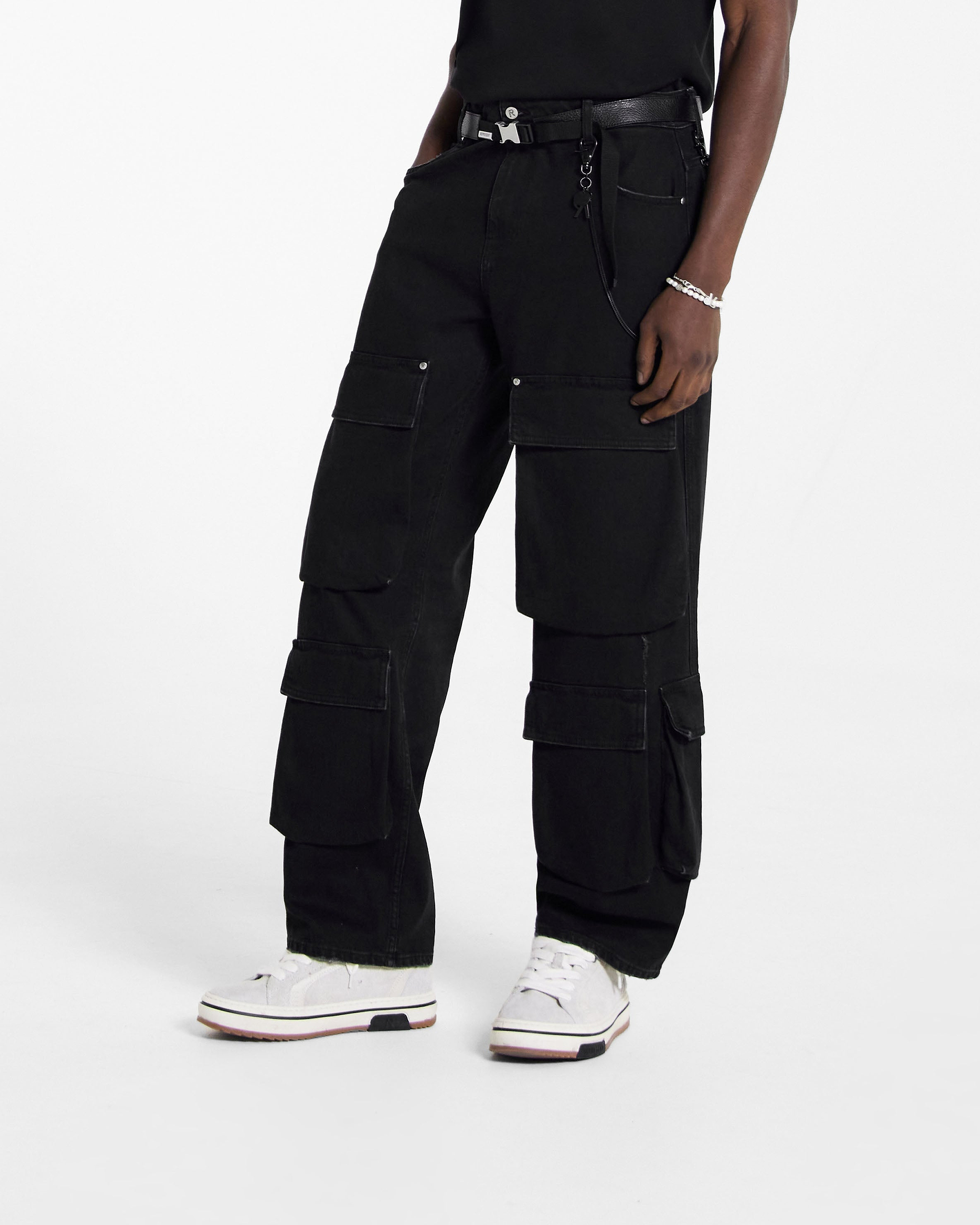 R3Ca Cargo Denim - Schwarz