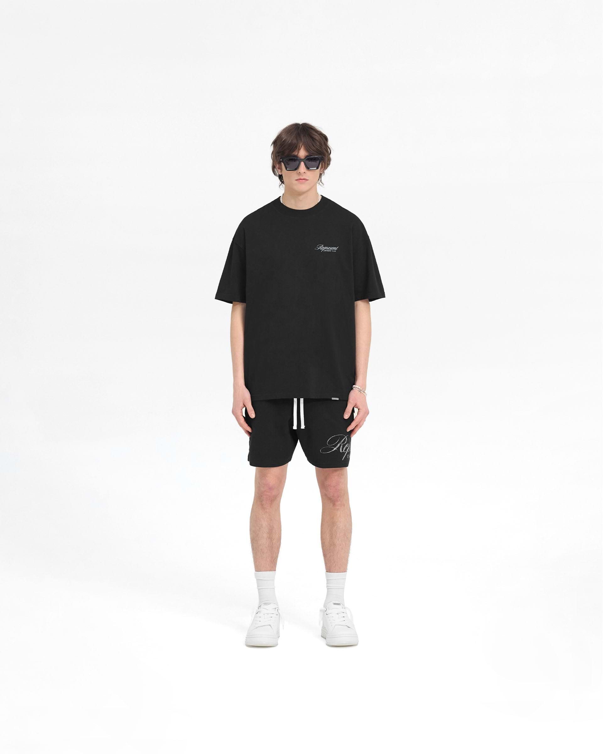 Short en maille Represent Owners Club Script - Noir