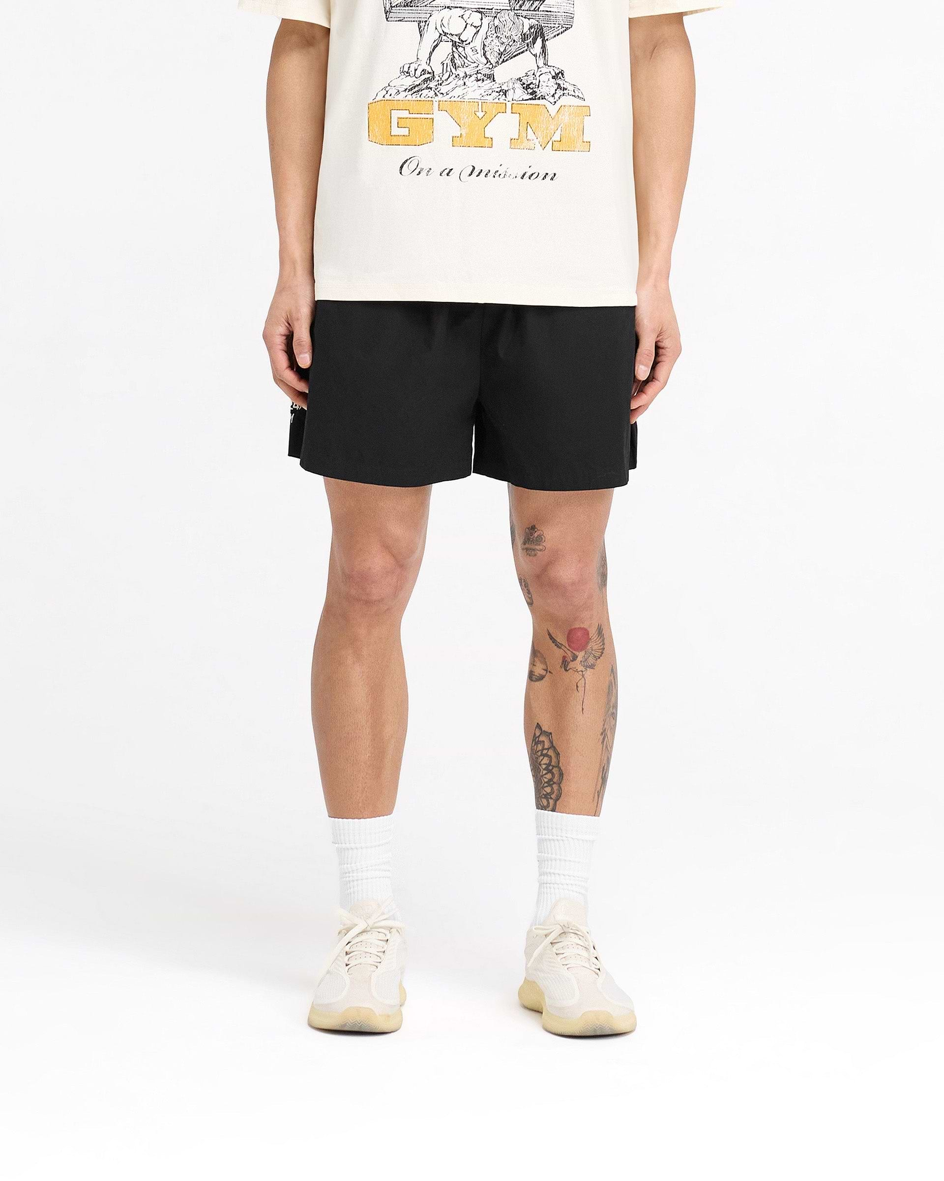 247 Represent Gymnasium Track Short - Dunkelschwarz