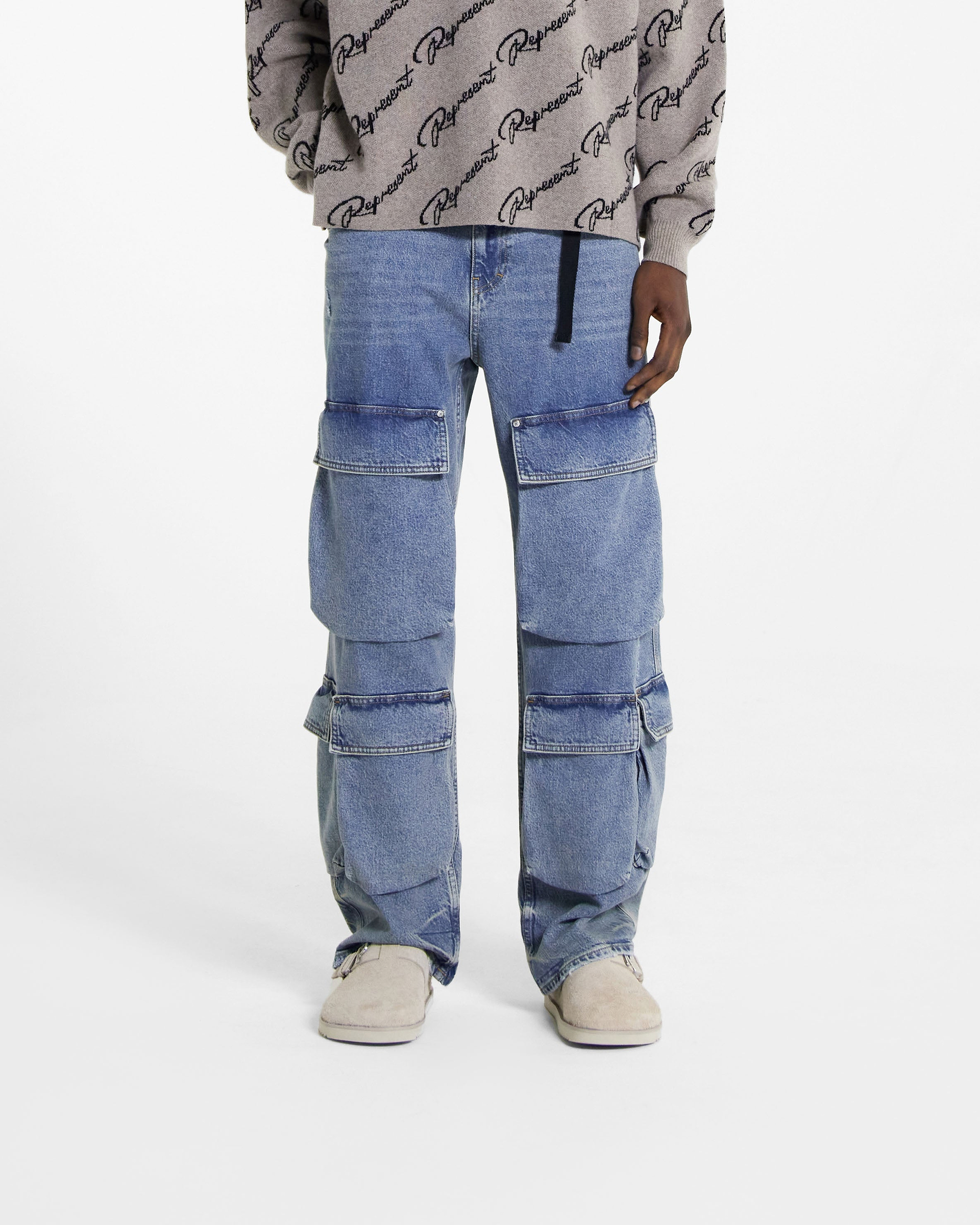 R3Ca Cargo Denim - Blau