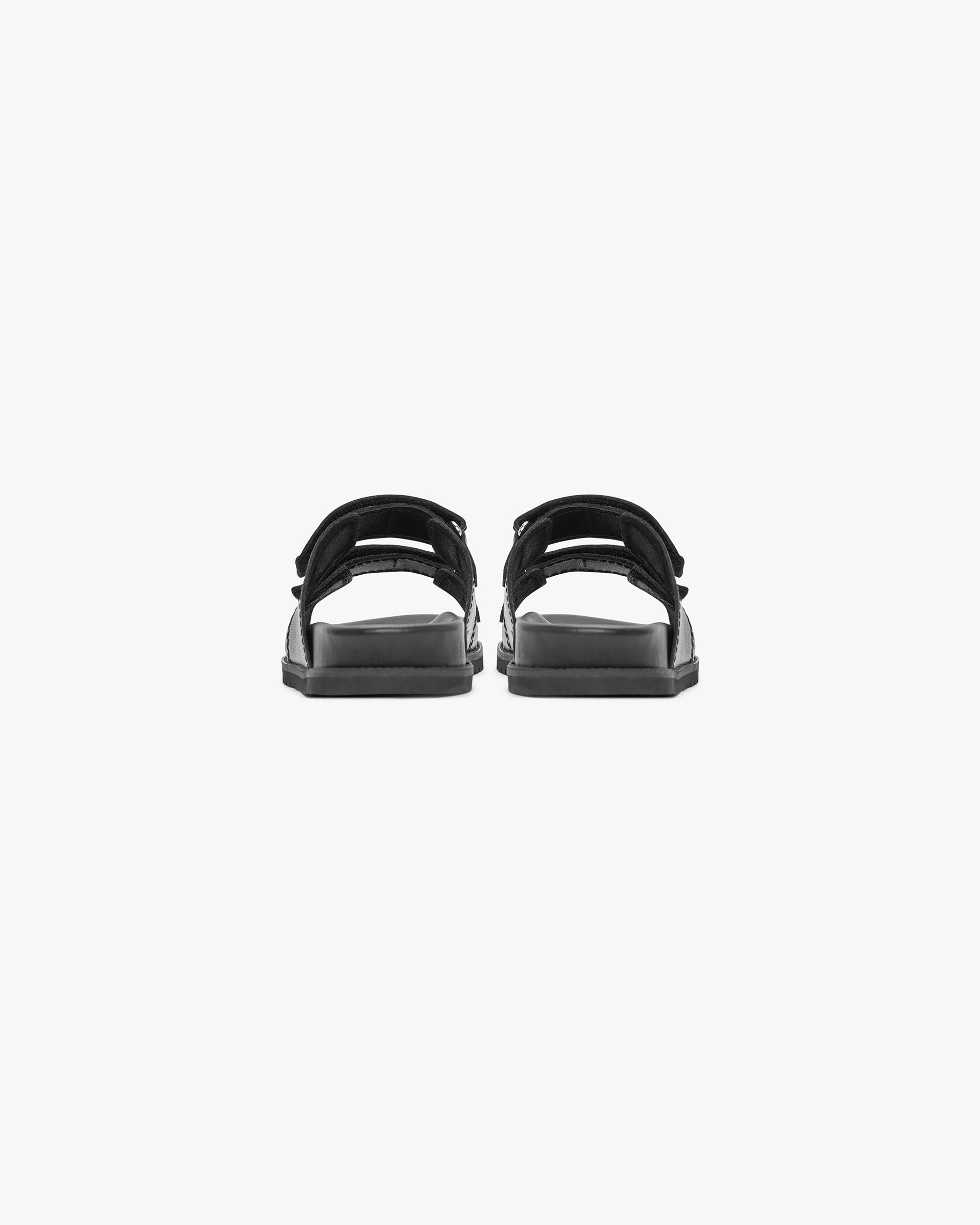 Initial Sandal - Black