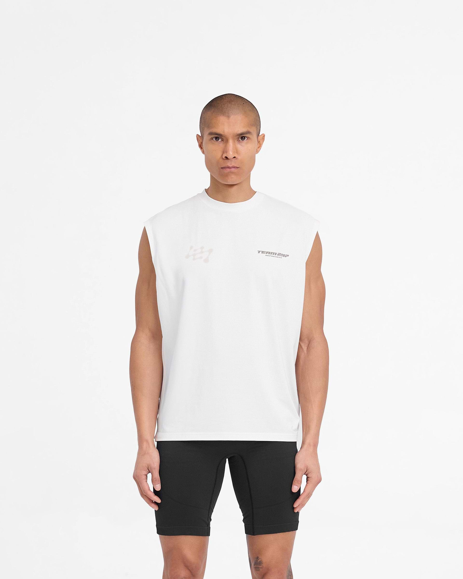 247 Future Terrains Oversized Tank - Blanc Crème