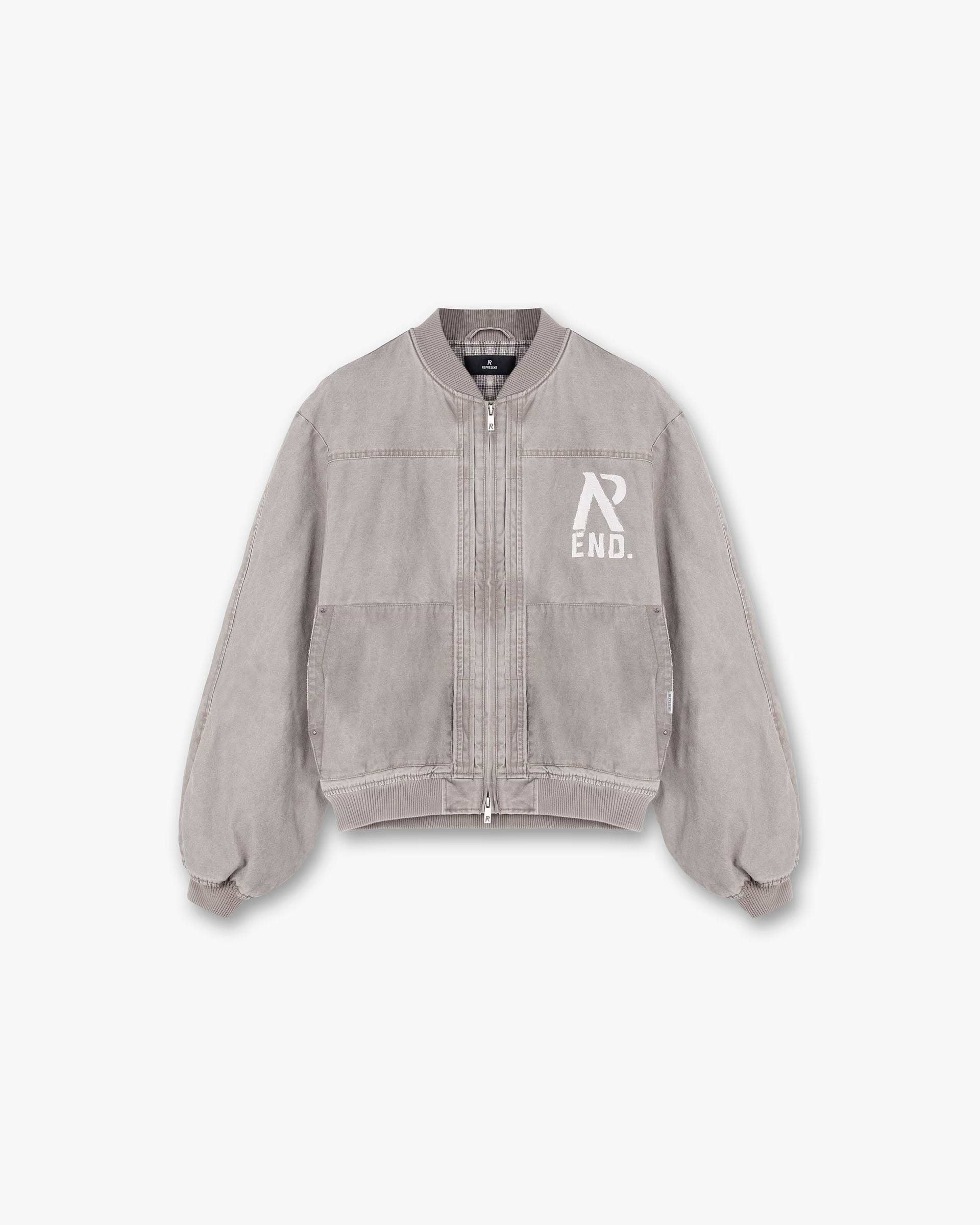 Represent X End Utility Bomber Jacket - Marron Vintage