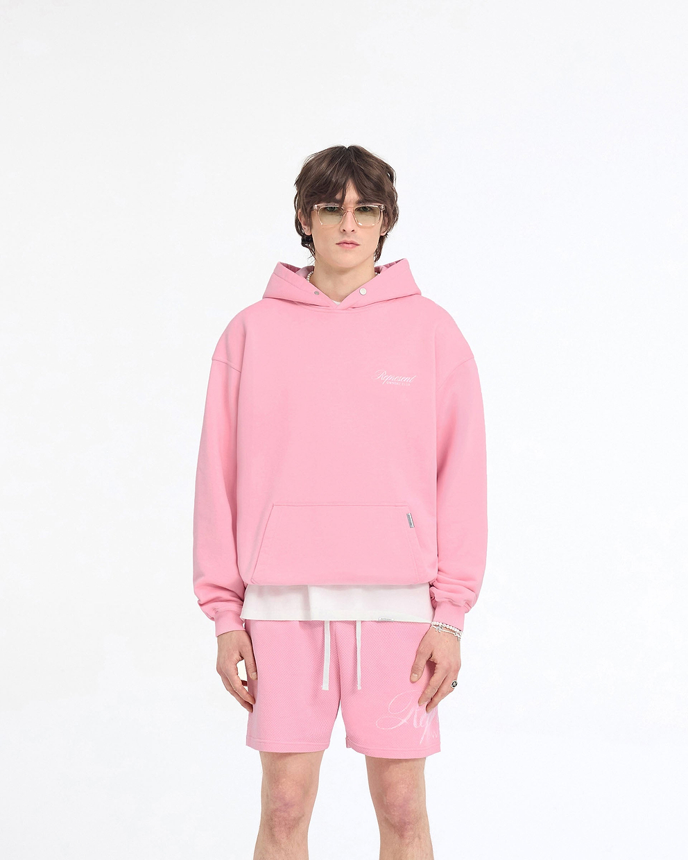 Represent Owners Club Script Hoodie - ROSA