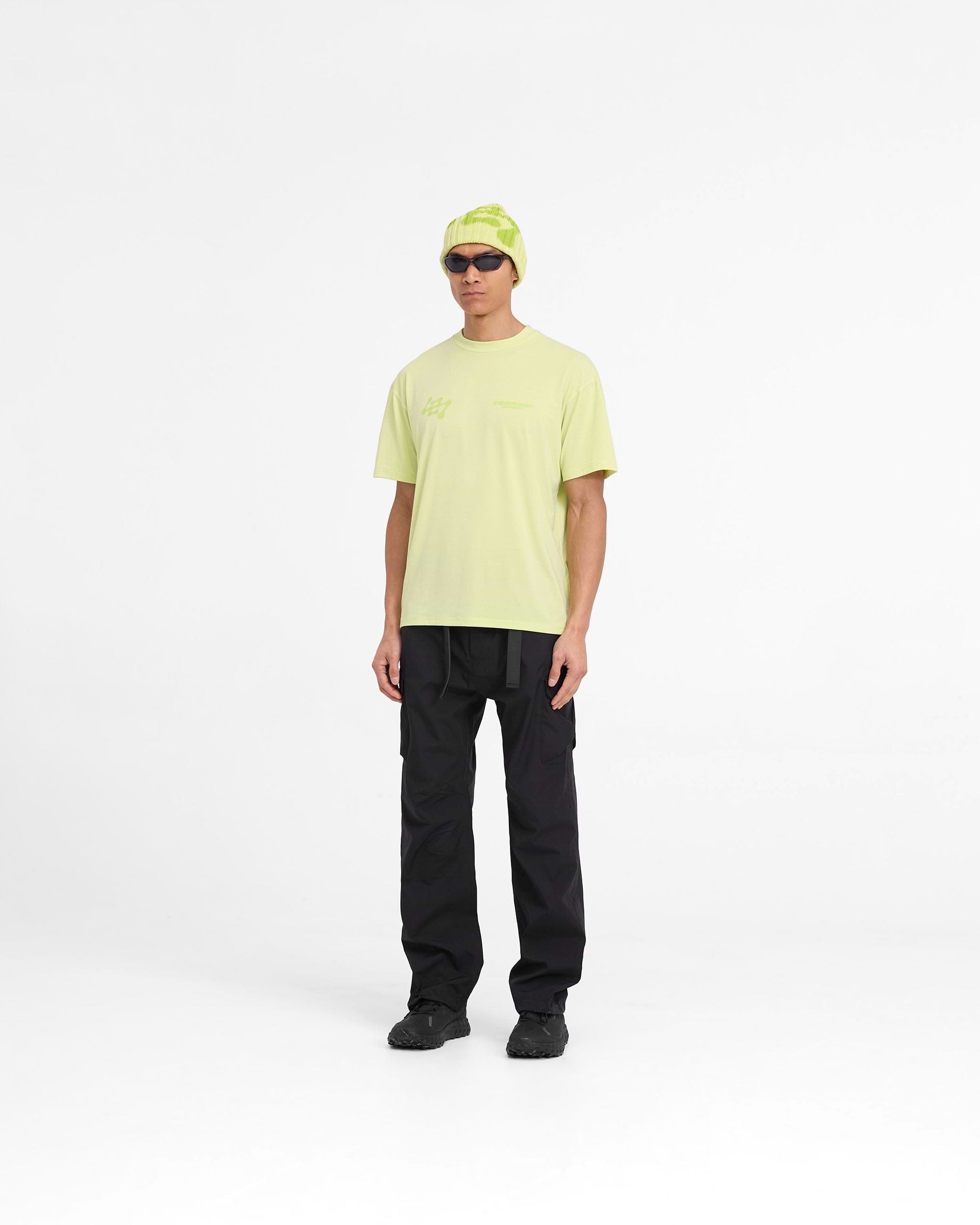 247 Future Terrains Oversized T-Shirt - Ombre Citron Vert