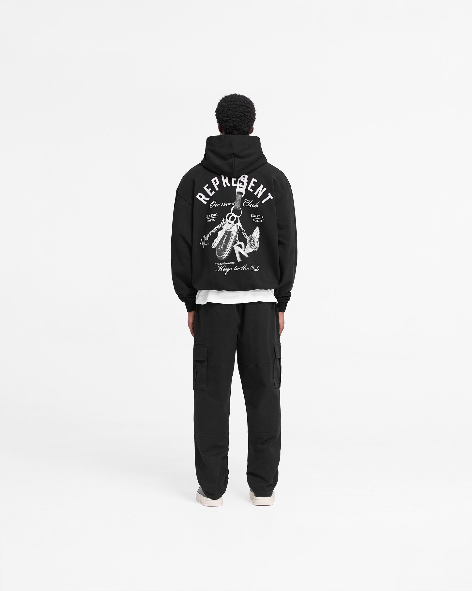 Keys To The Club Hoodie - Jet Black