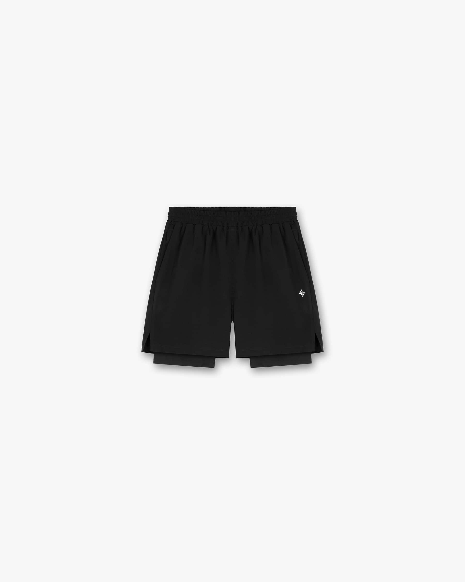 Team 247 2-In-1 Shorts - Black