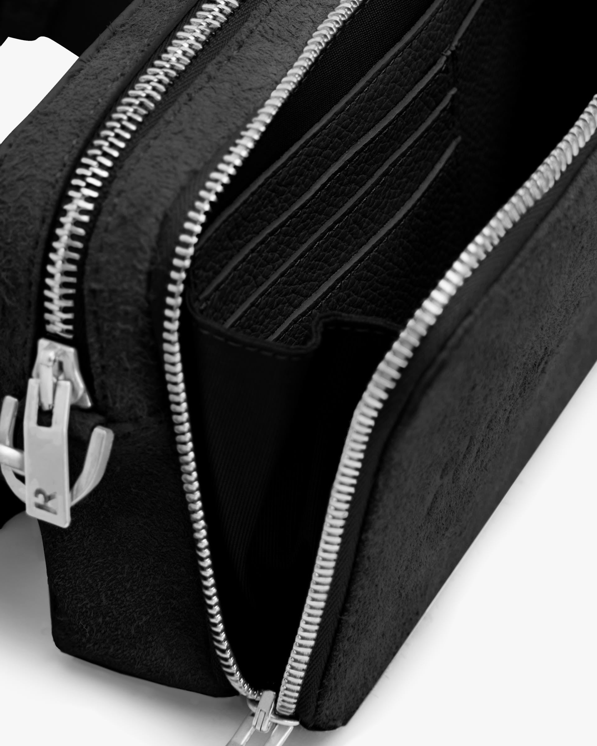 Sac pour appareil photo en daim poilu Represent - Noir