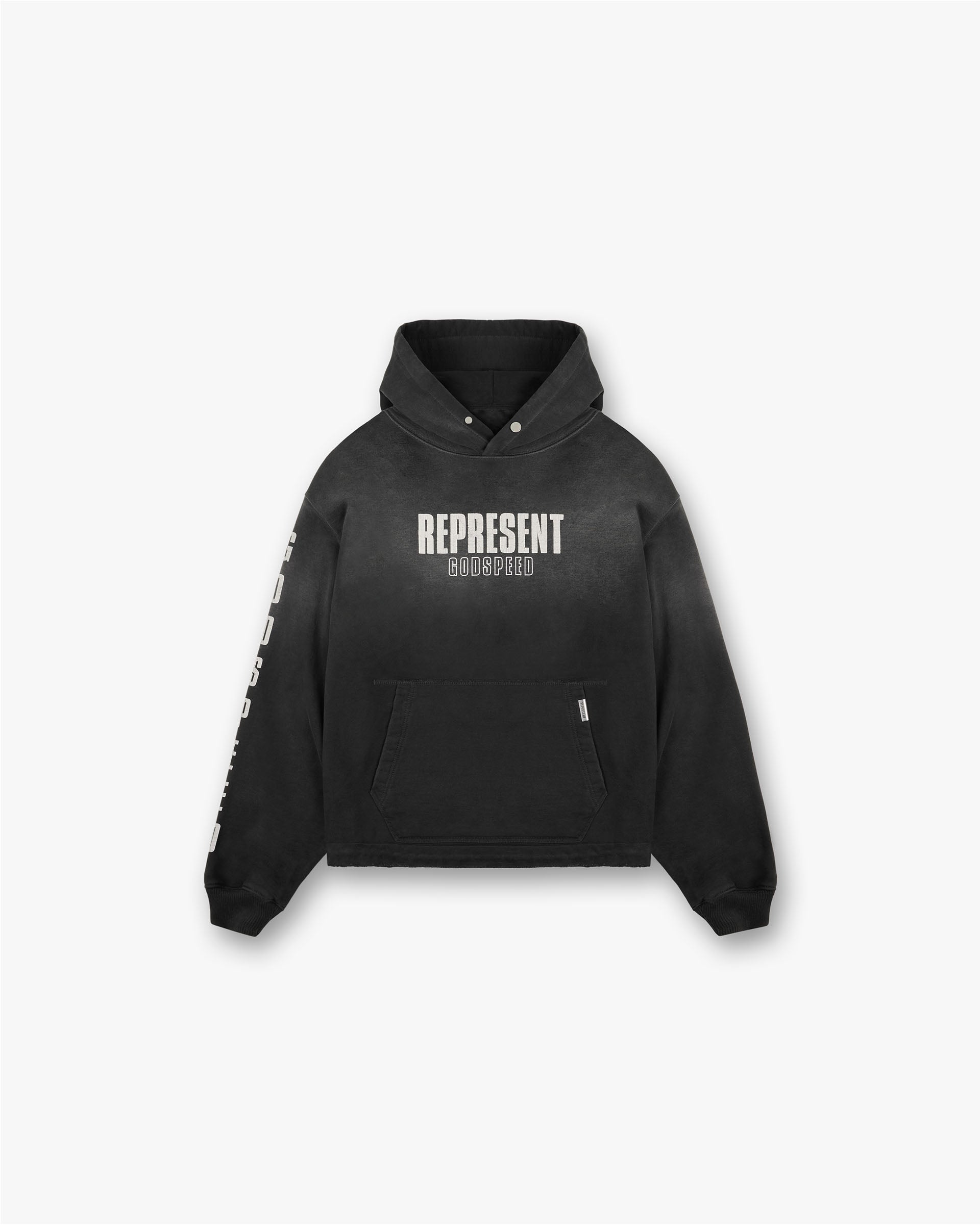 Godspeed Hoodie - Gealtertes Schwarz