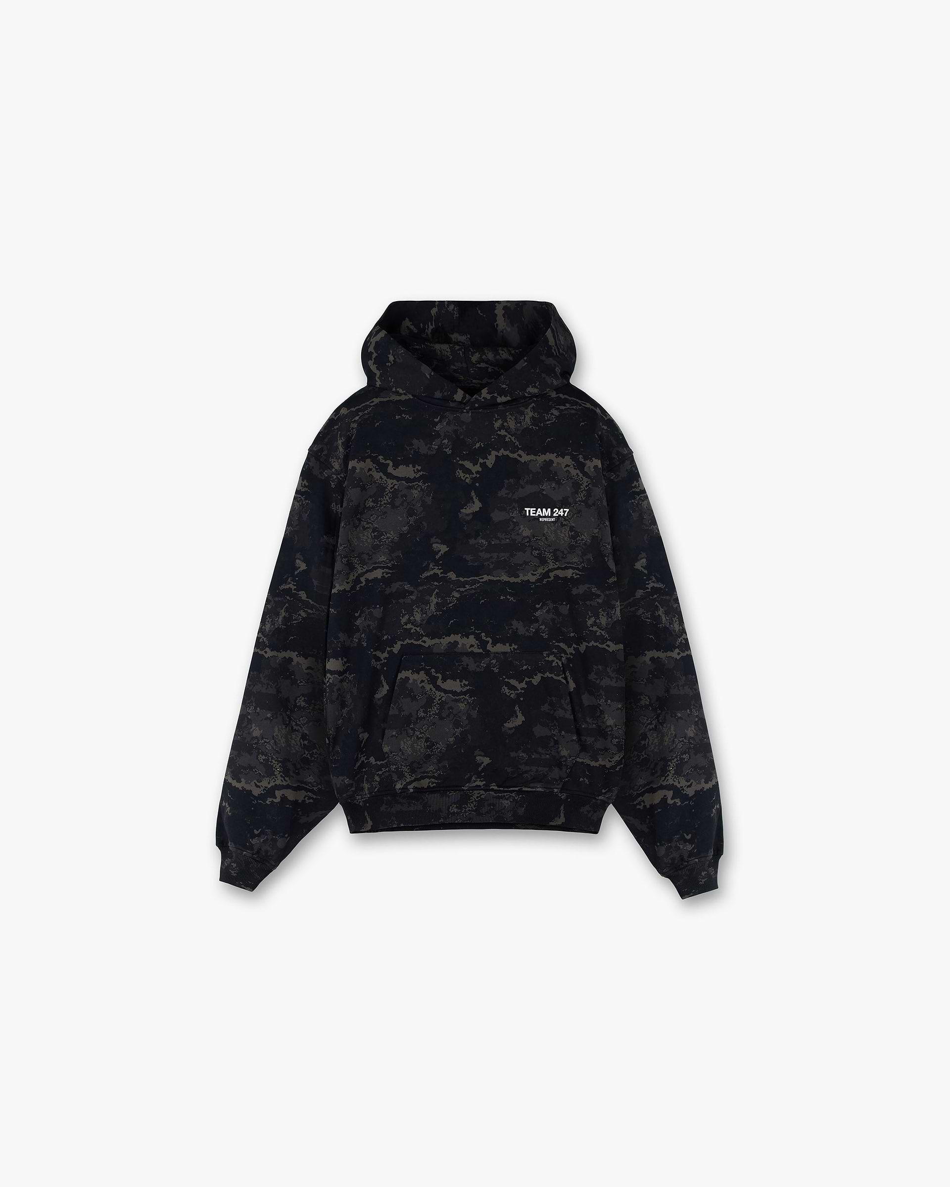 Team 247 Hoodie - Black Camo