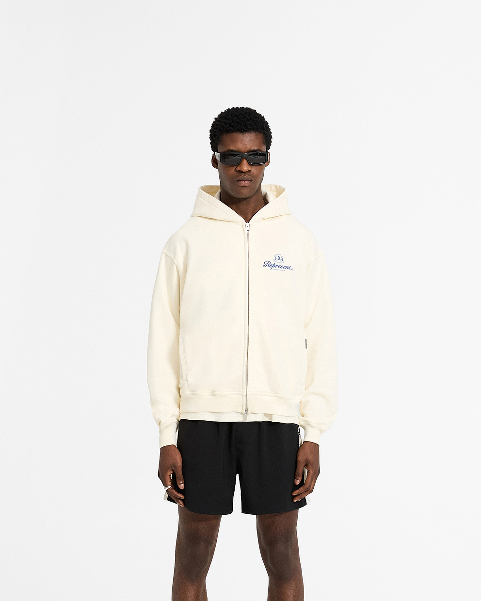 Permanent Vacation Zip Up Hoodie - ANTIKWEISS