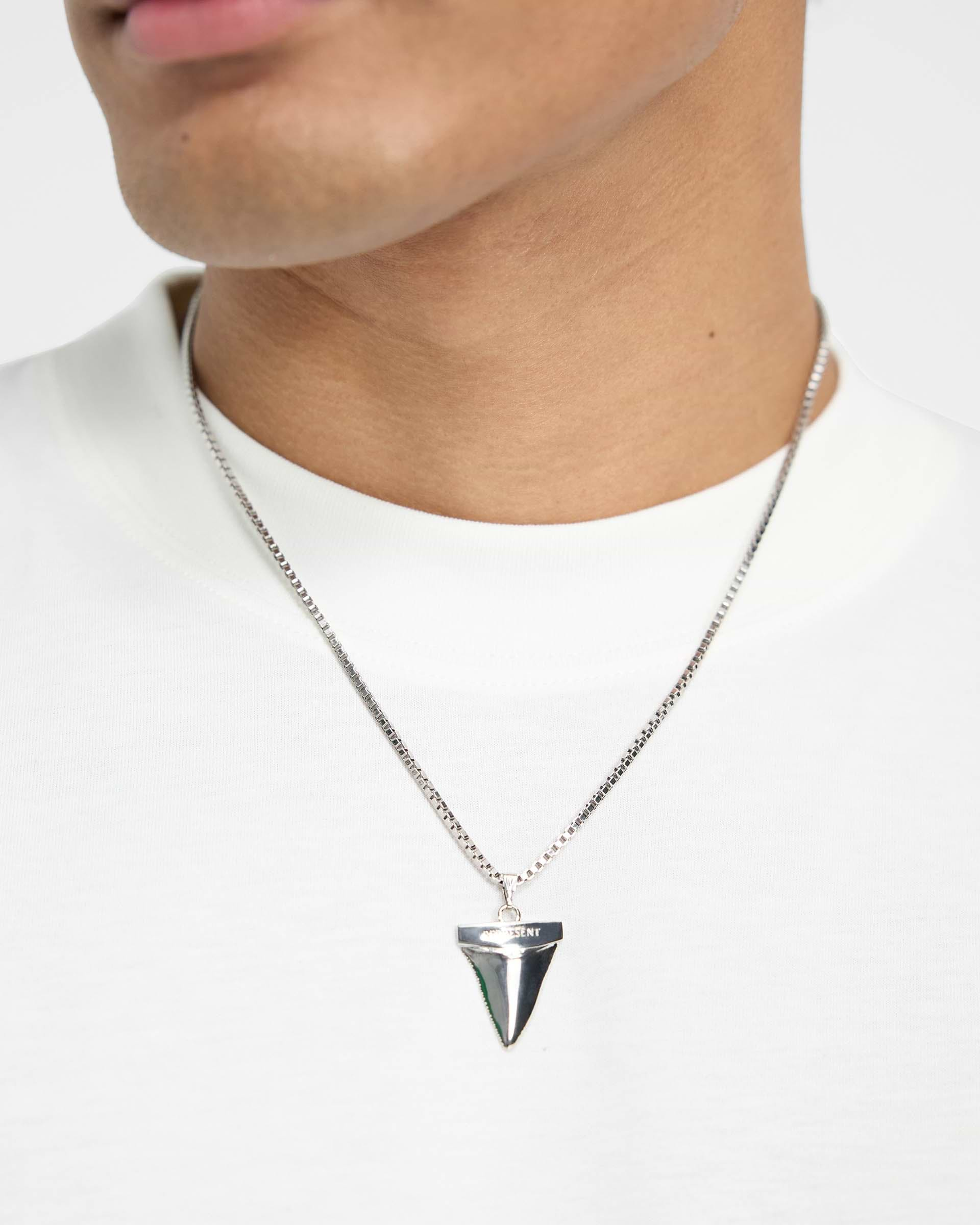 Shark Tooth Necklace - Silver