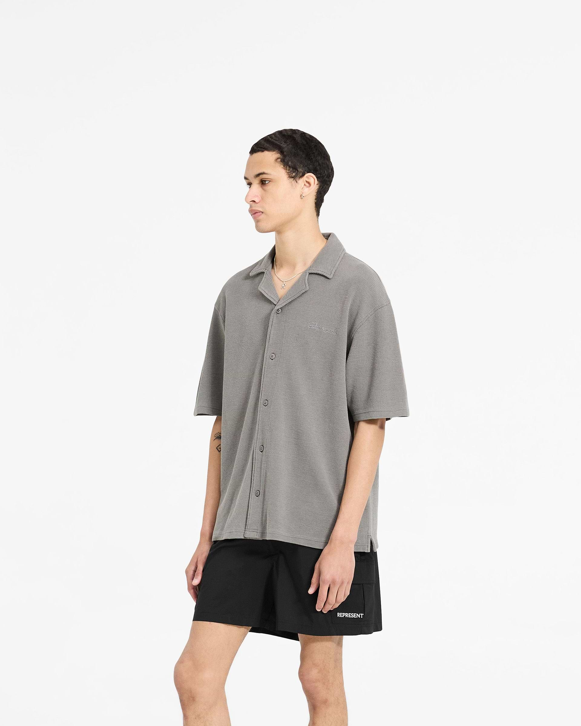 Chemise Gaufre - Gris Ultime