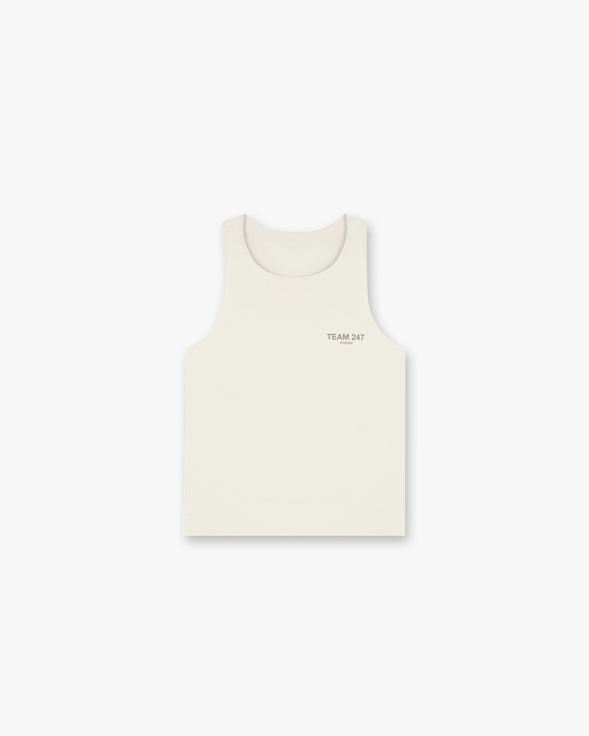 Team 247 Run Vest - Creme