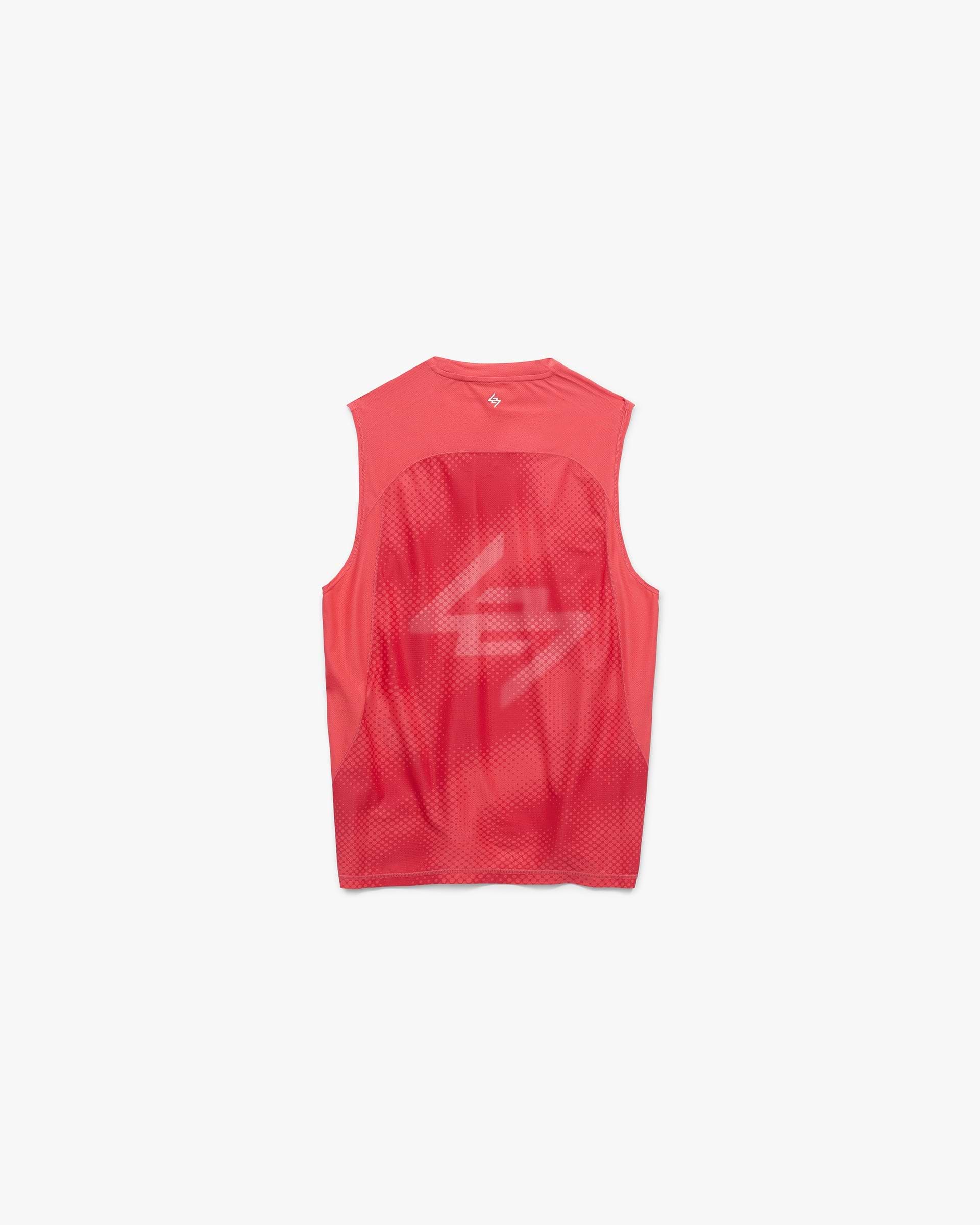247 Hybrid Tank - Red Fade Out