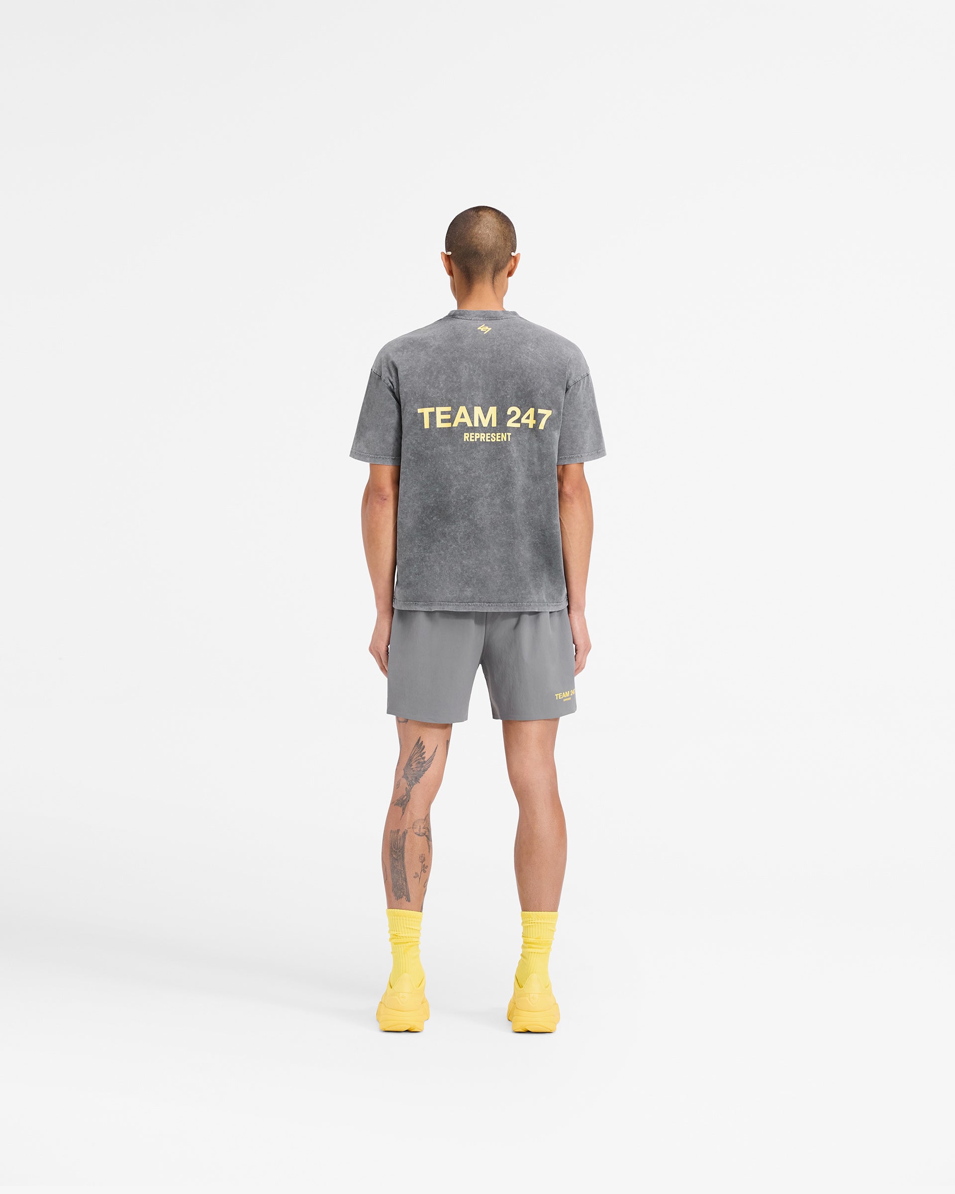 Team 247 Oversized T-Shirt - Pewter Lemon