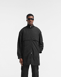 Track Overcoat - Black