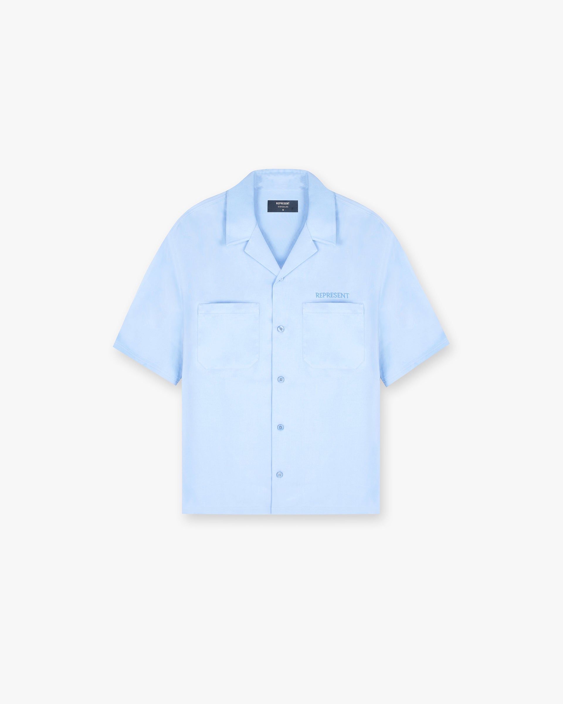 Chemise de bowling - Bleu Vista