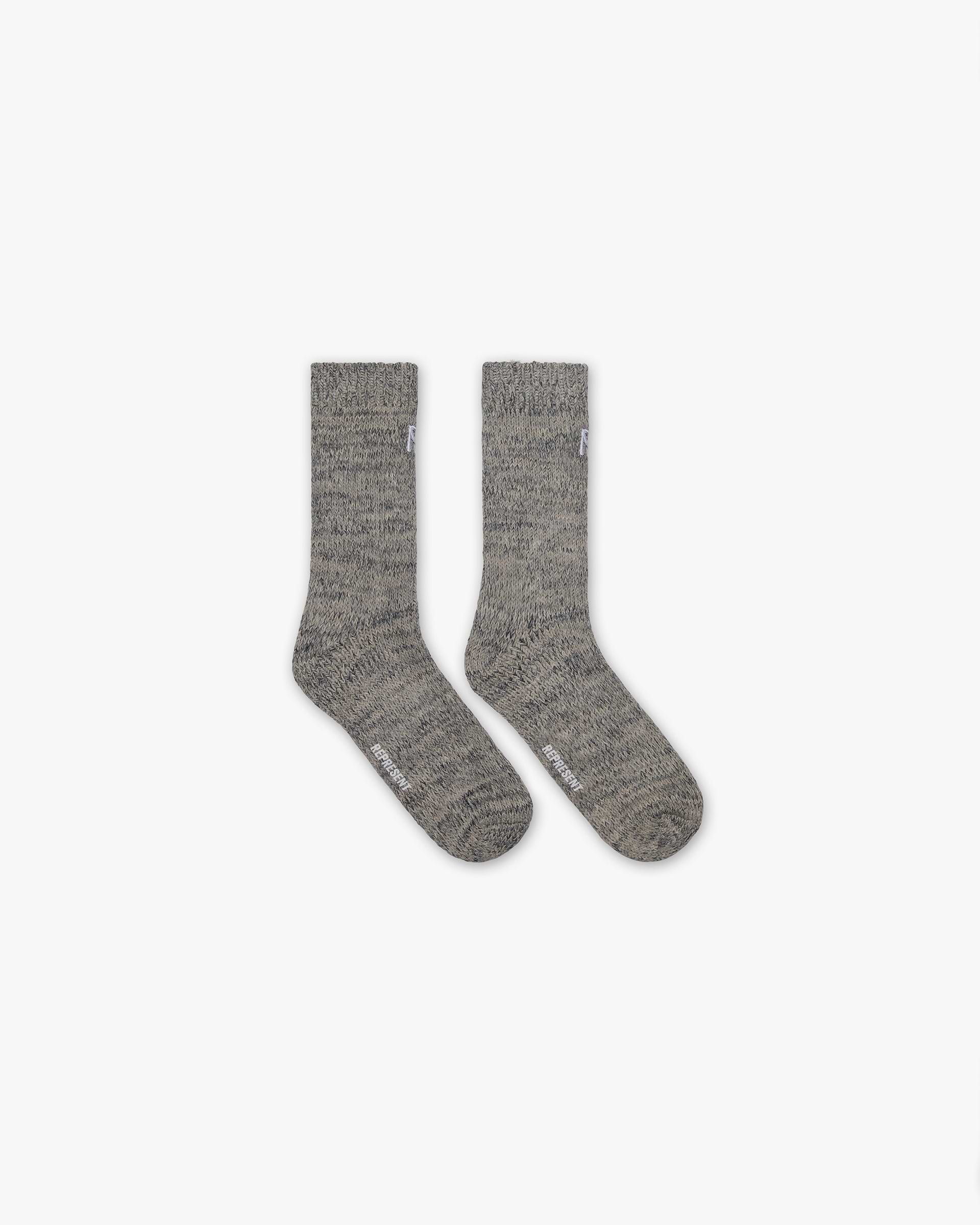 Winter Sock - Grey Marl