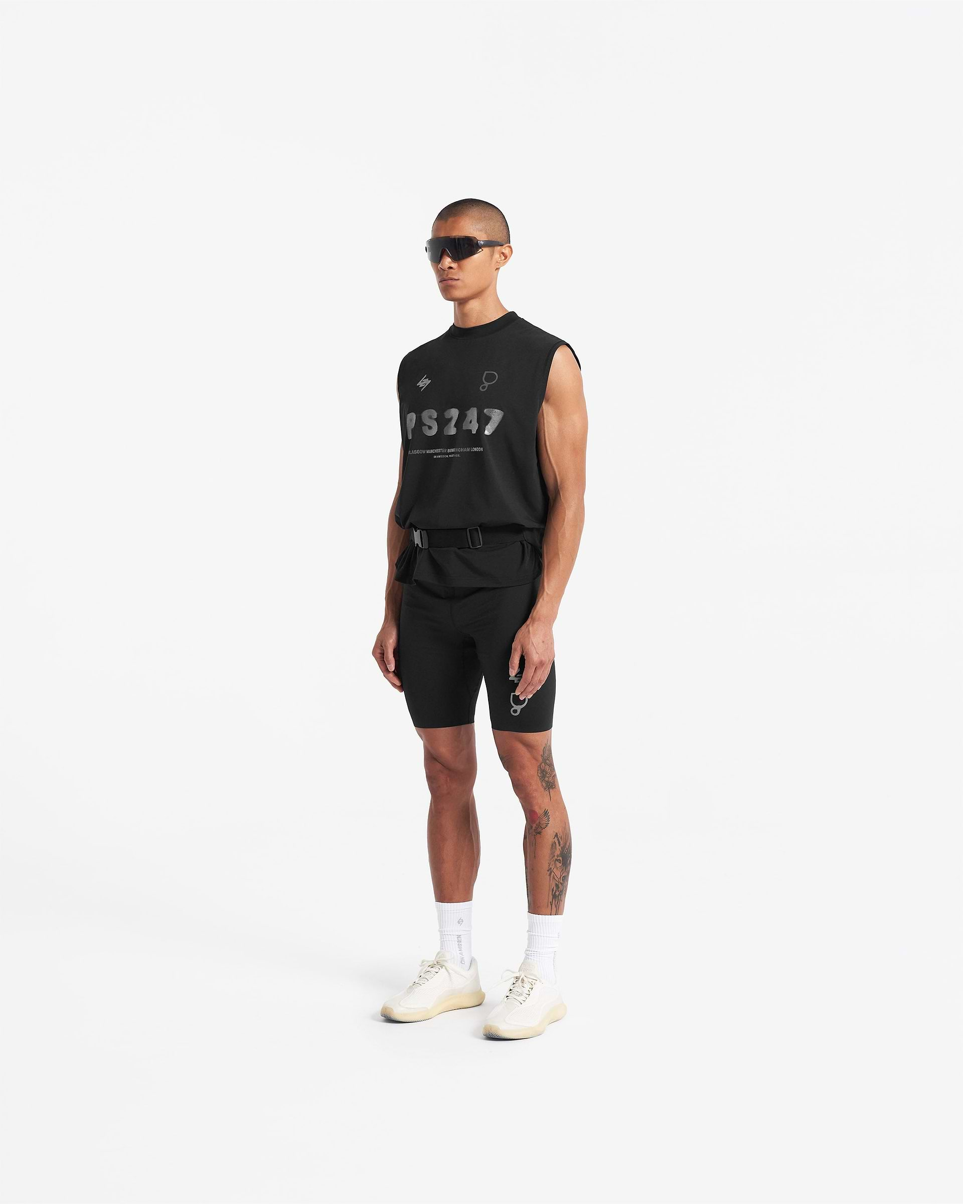 Collant mi-long 247 X Puresport - Noir