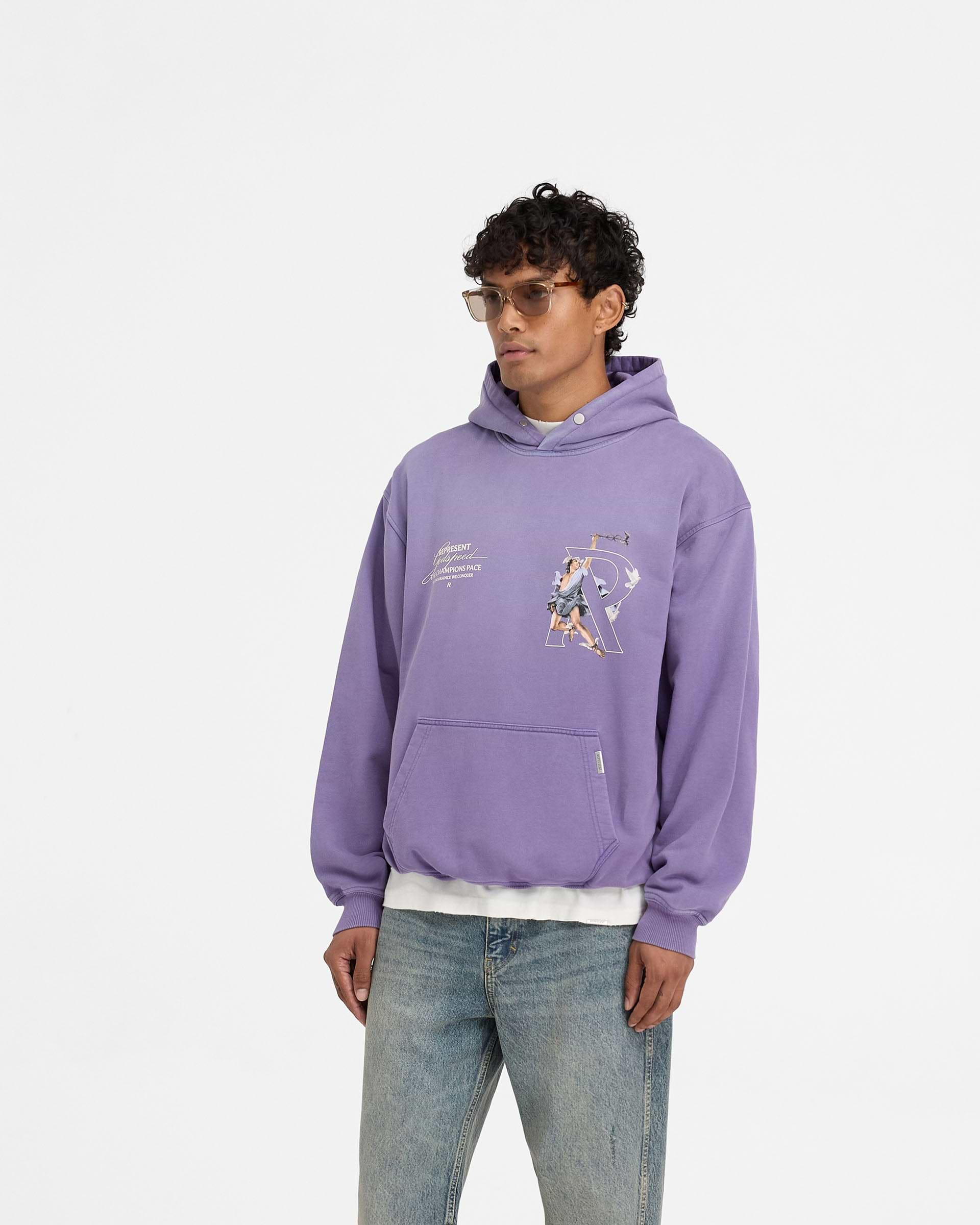 Hermes Hoodie - Violet