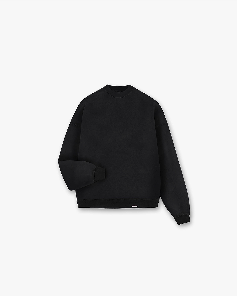 Initial Oversized Sweater - SCHWARZ