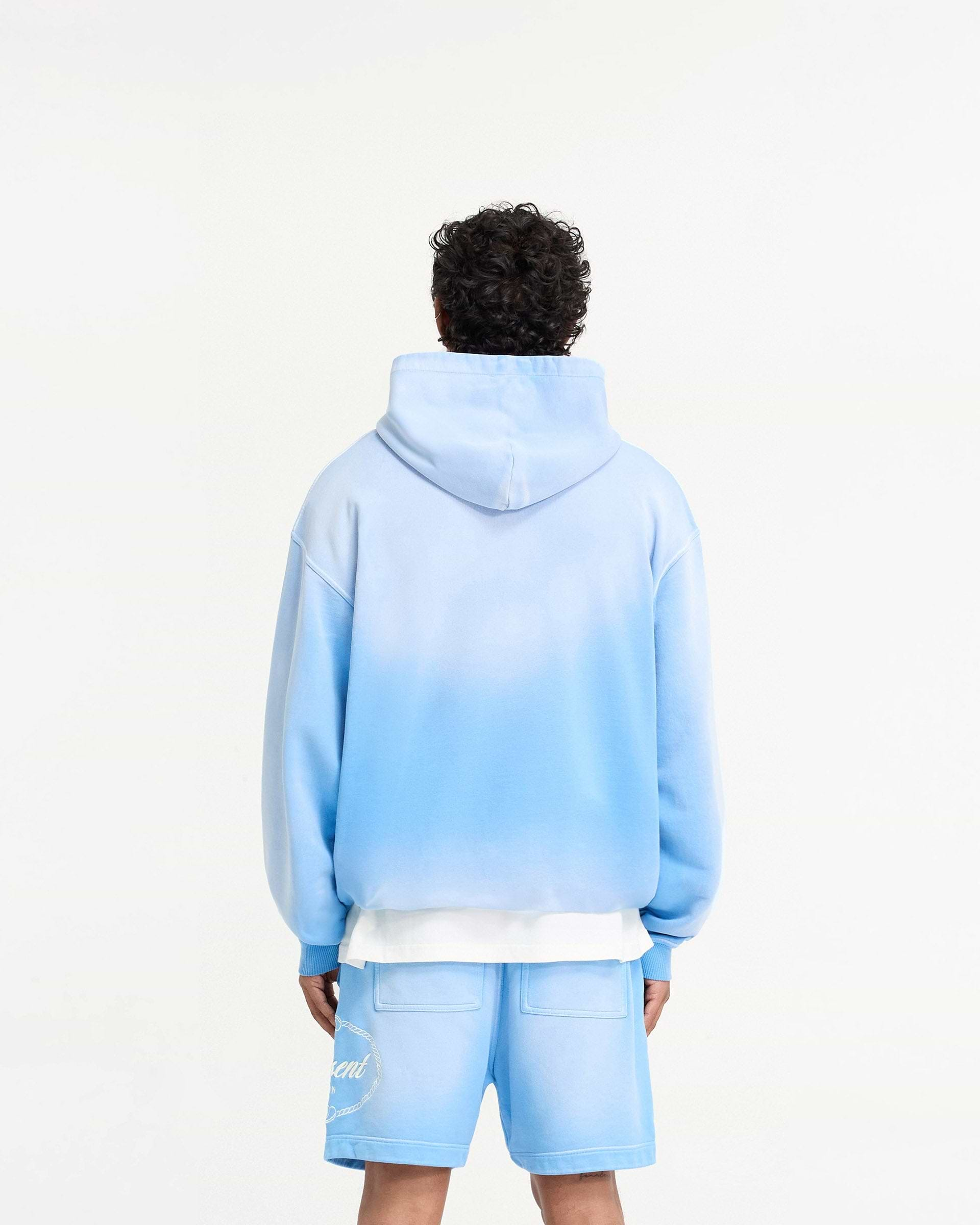 Represent X Harrods Crest Hoodie - Bleu Nuage