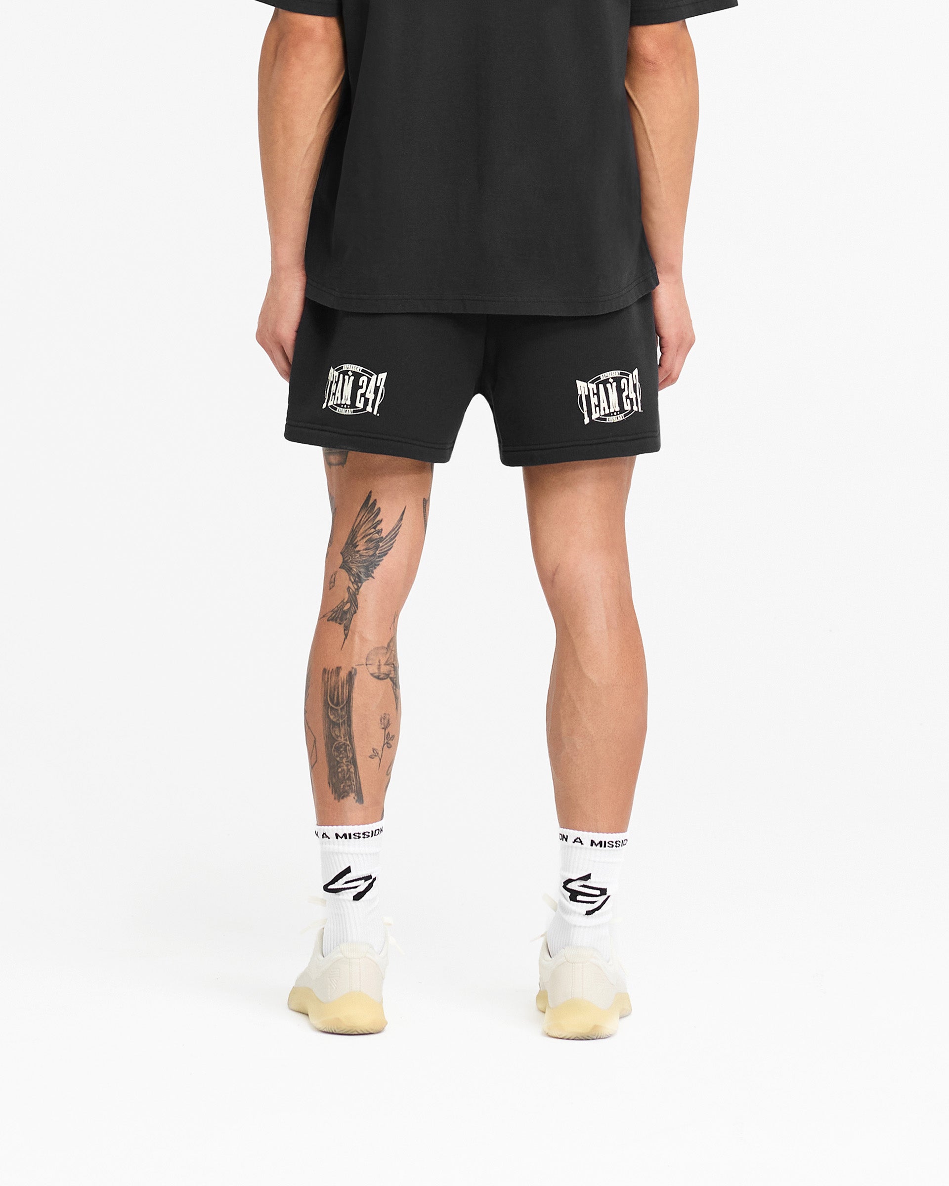 Short en jersey 247 X Everlast Training Camp - Noir cassé