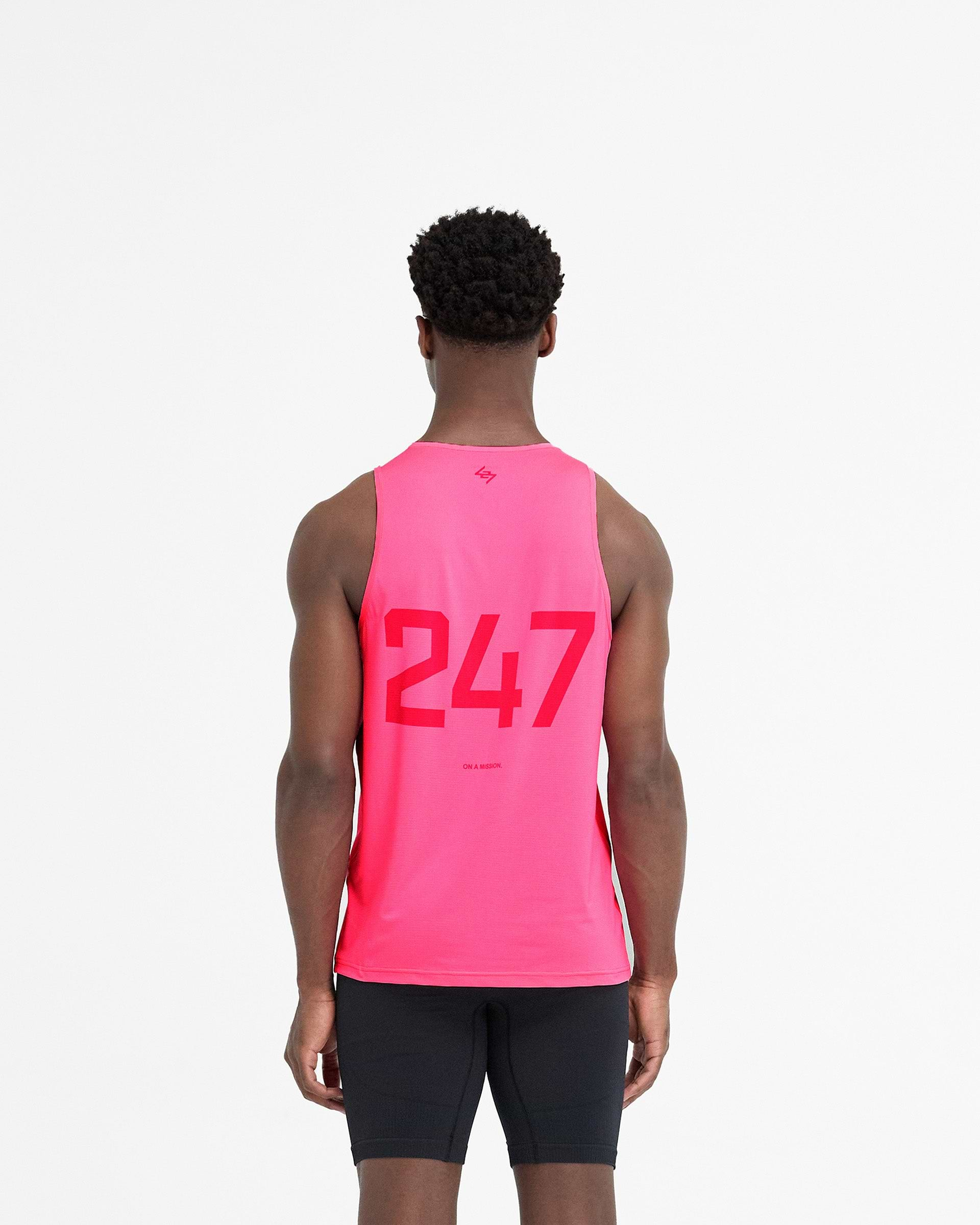 247 Run Vest - Ultra Rose