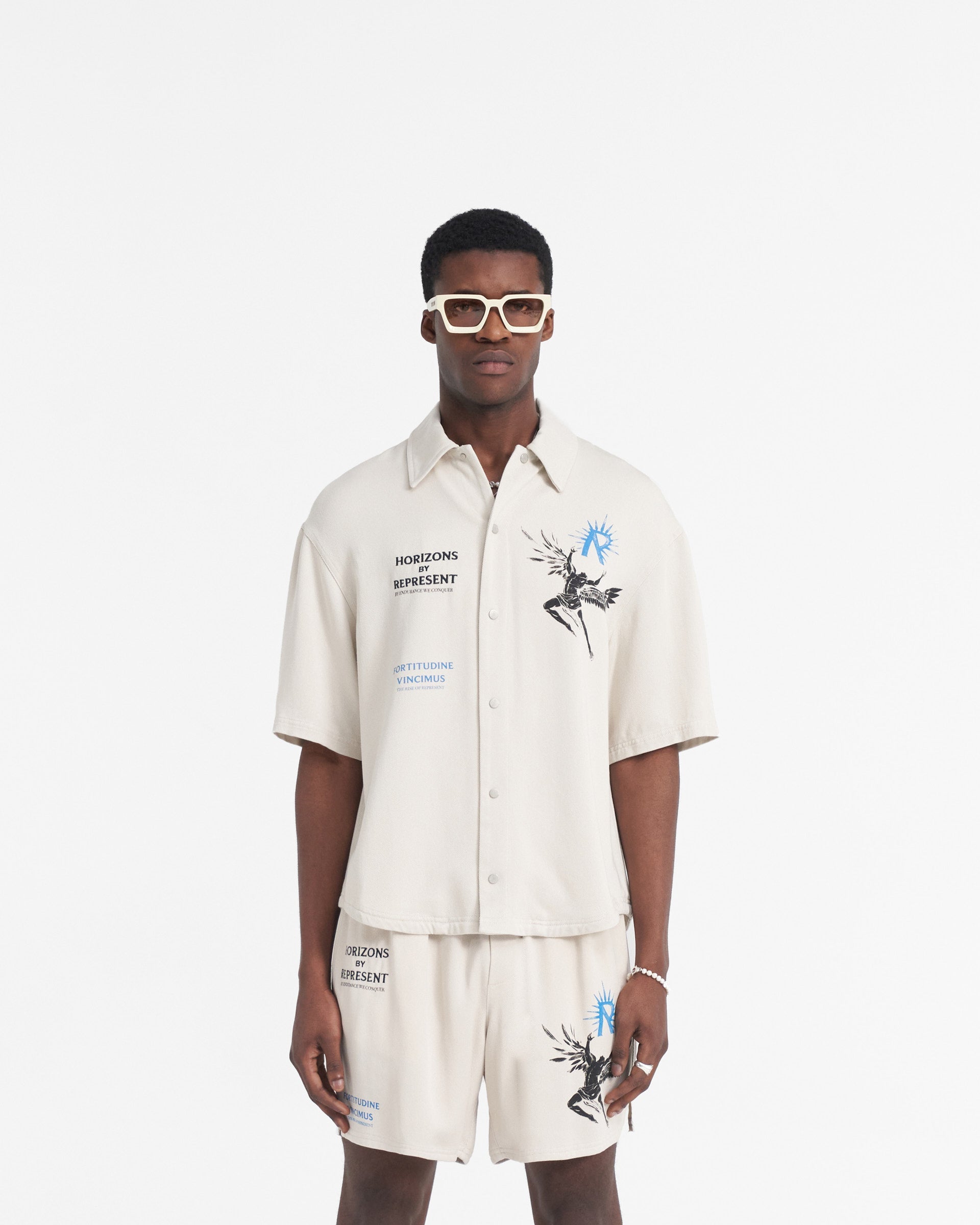 Icarus Short Sleeve Shirt - Off White