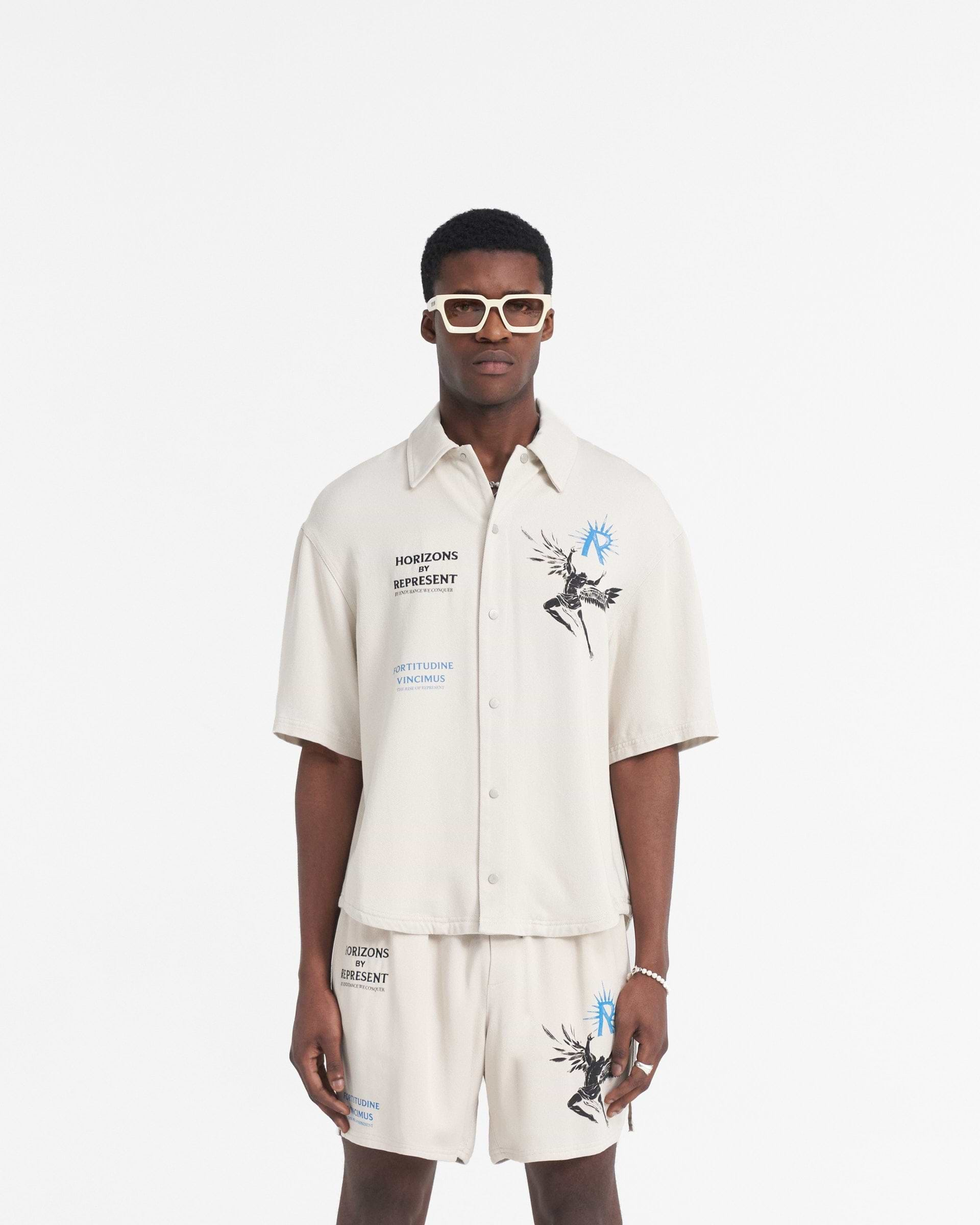 Icarus Short Sleeve Shirt - Off White